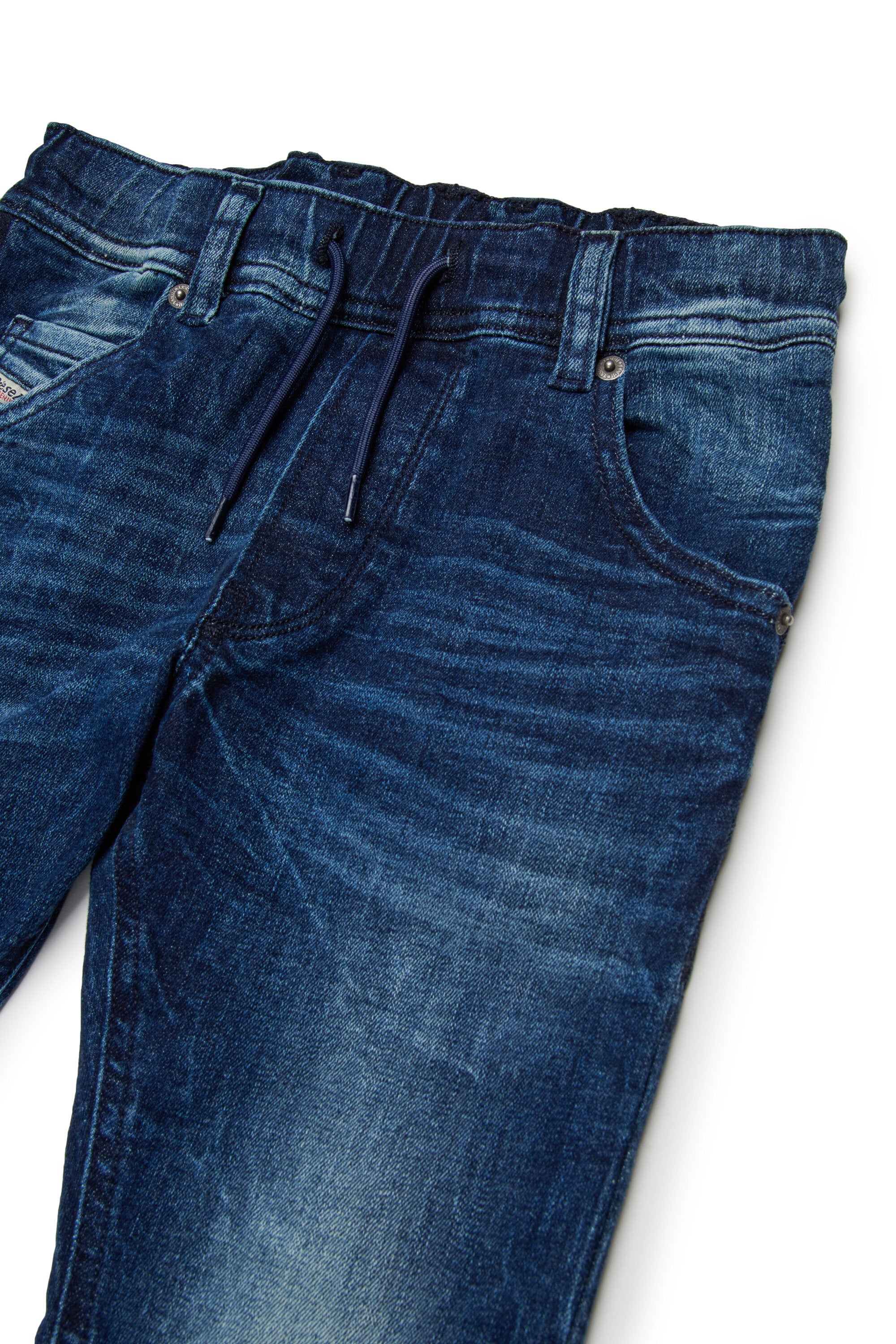 Jeans regular blu scuro con rotture - Krooley