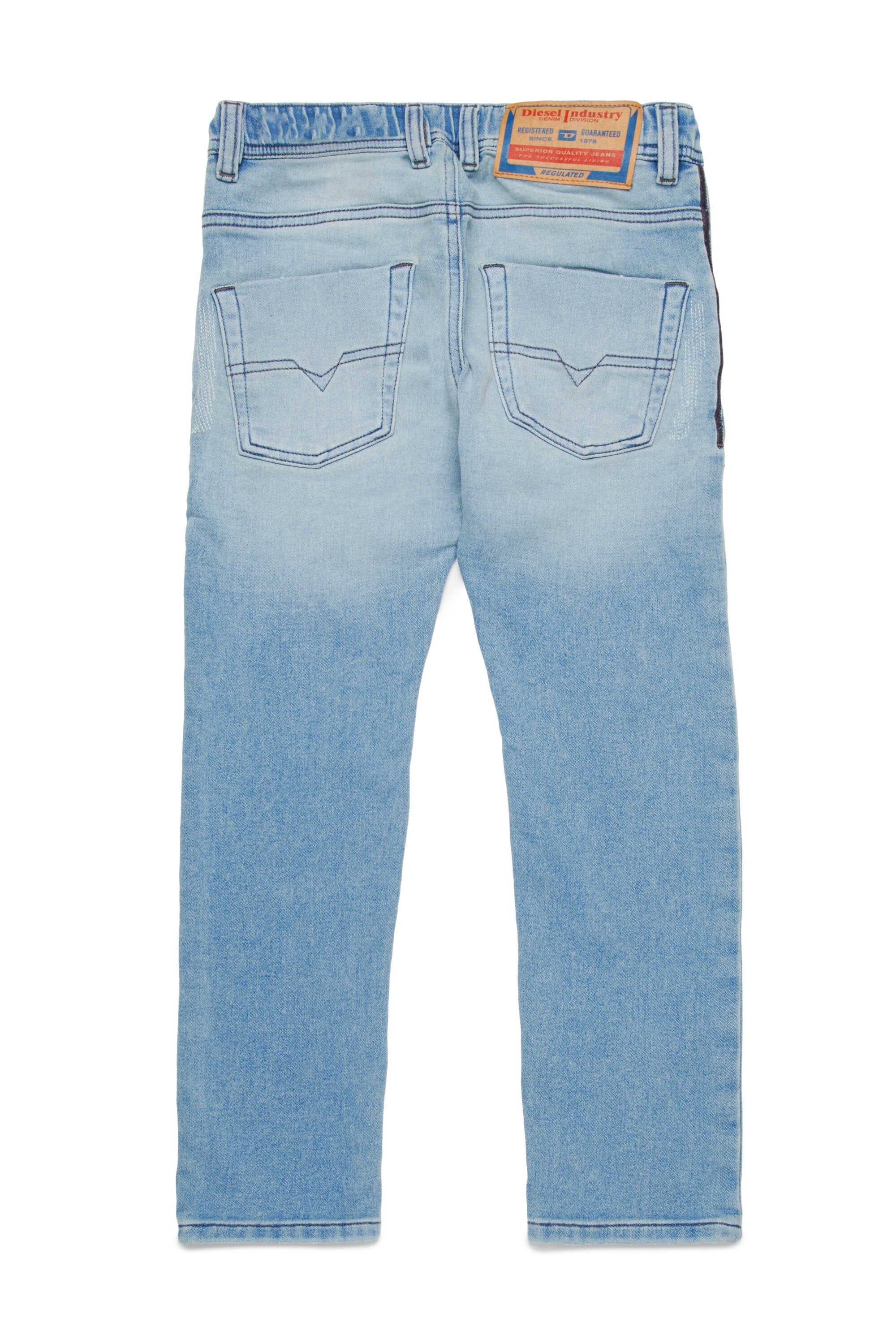 JoggJeans® tapered chiaro con rotture - Krooley