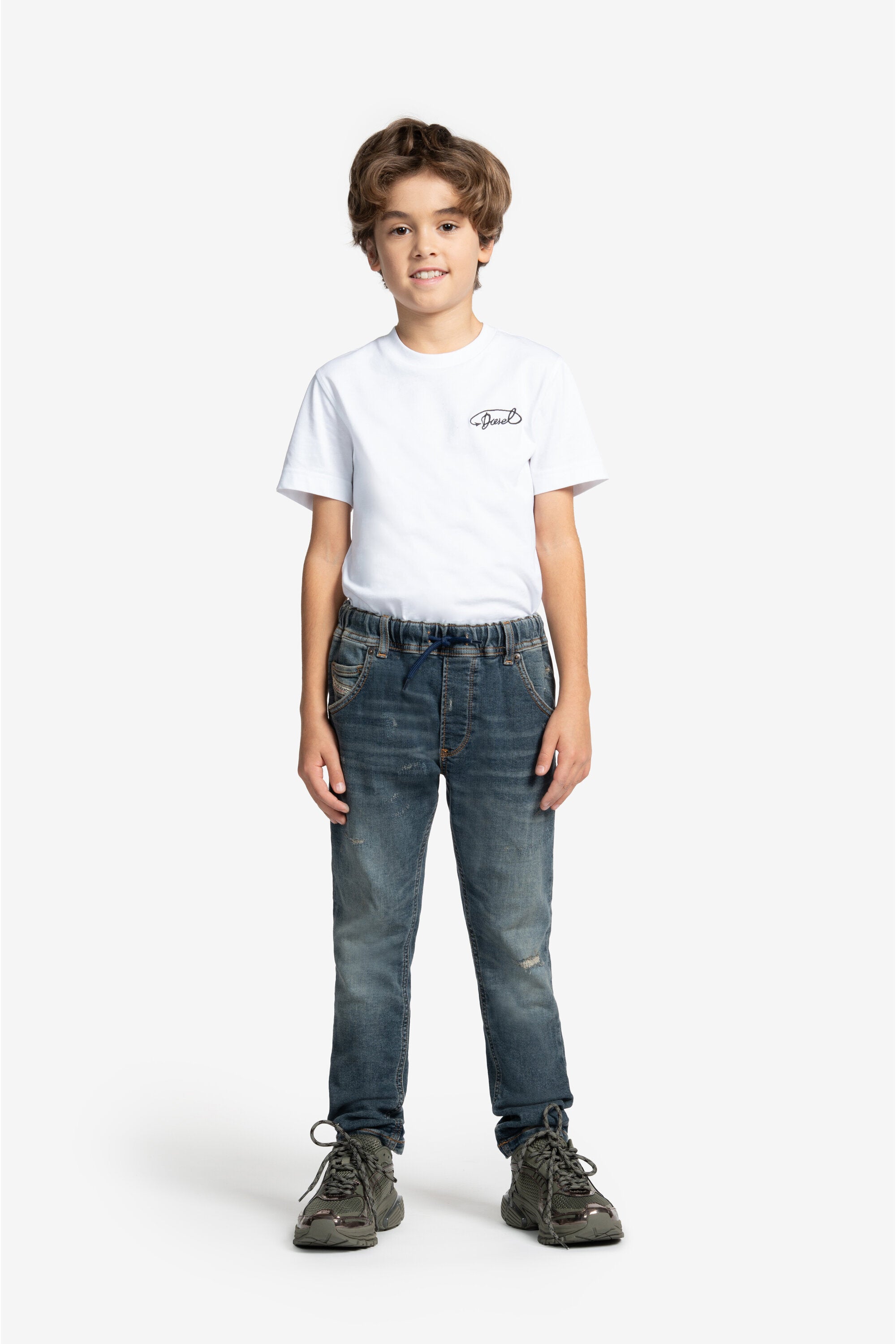 JoggJeans® regular azul oscuro con rotos - Krooley