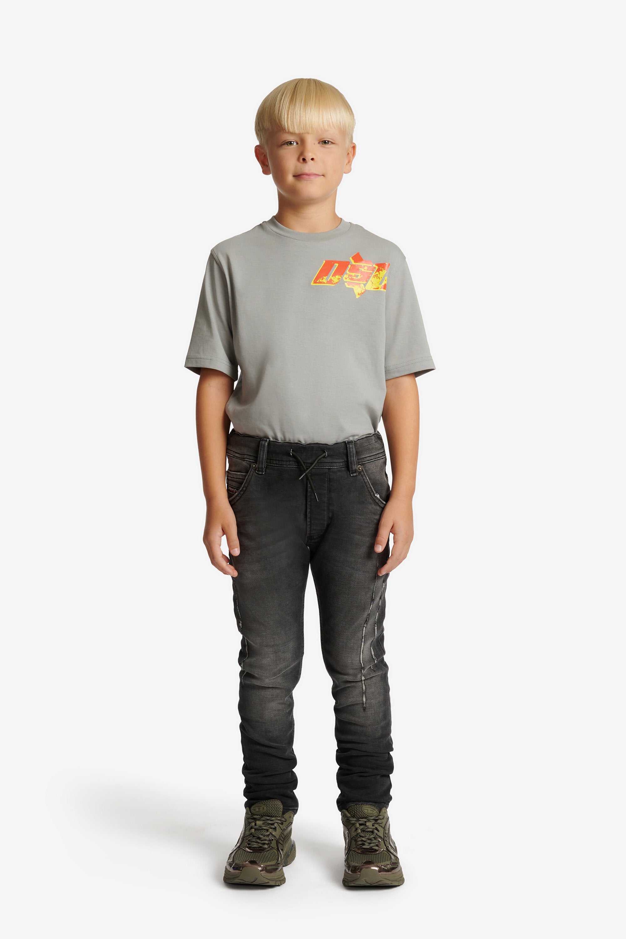 JoggJeans® coupe regular, délavé gris - KROOLEY