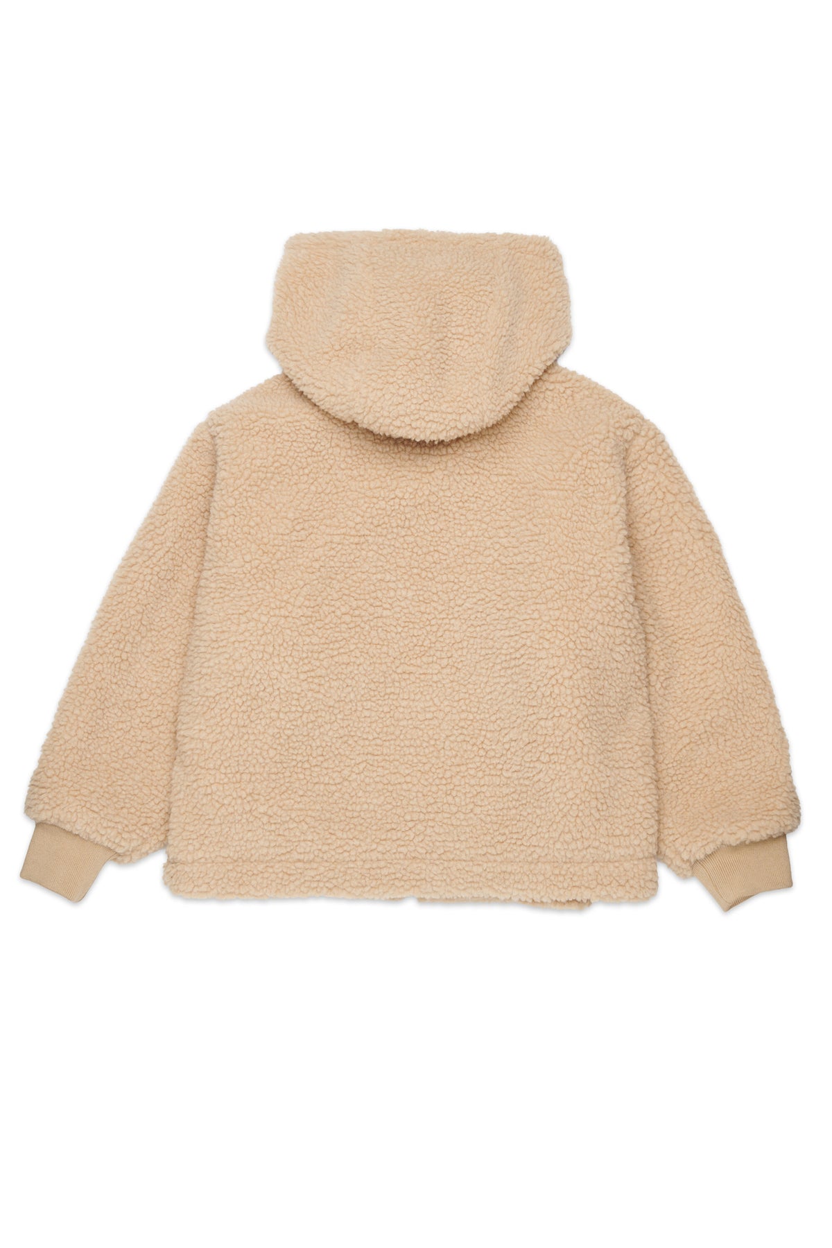 Teddy jacket with bone details