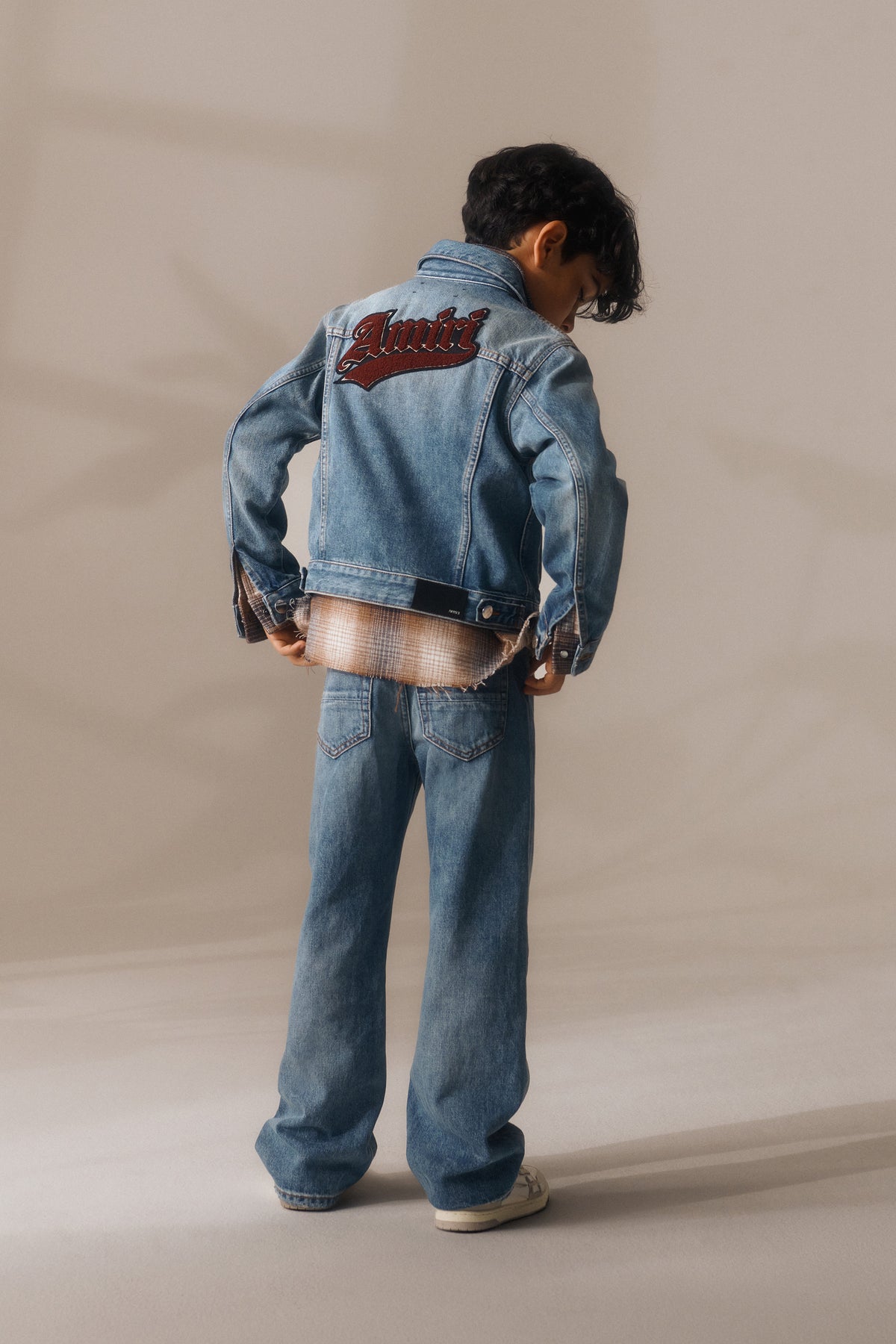 Jeans regular bleu moyen