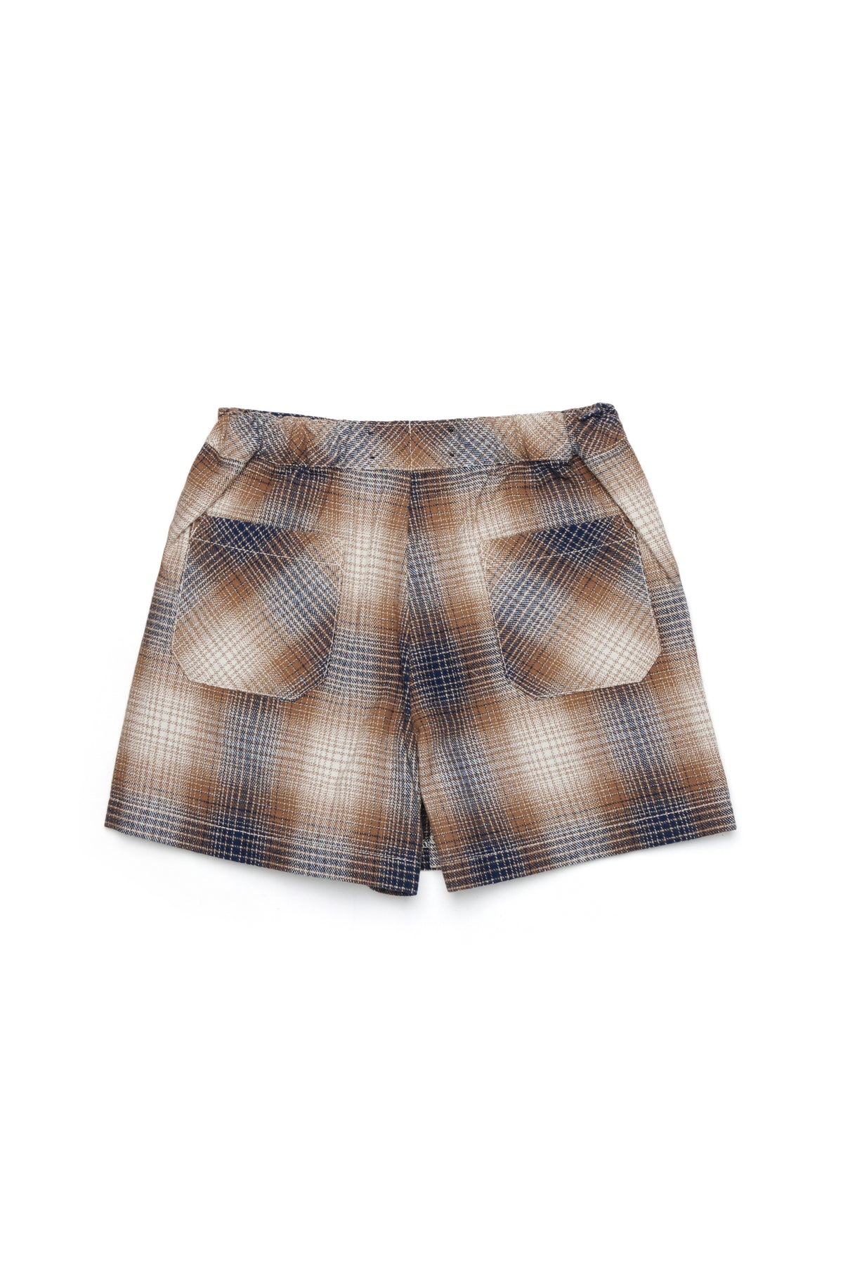 Jupe-short à motif carreaux