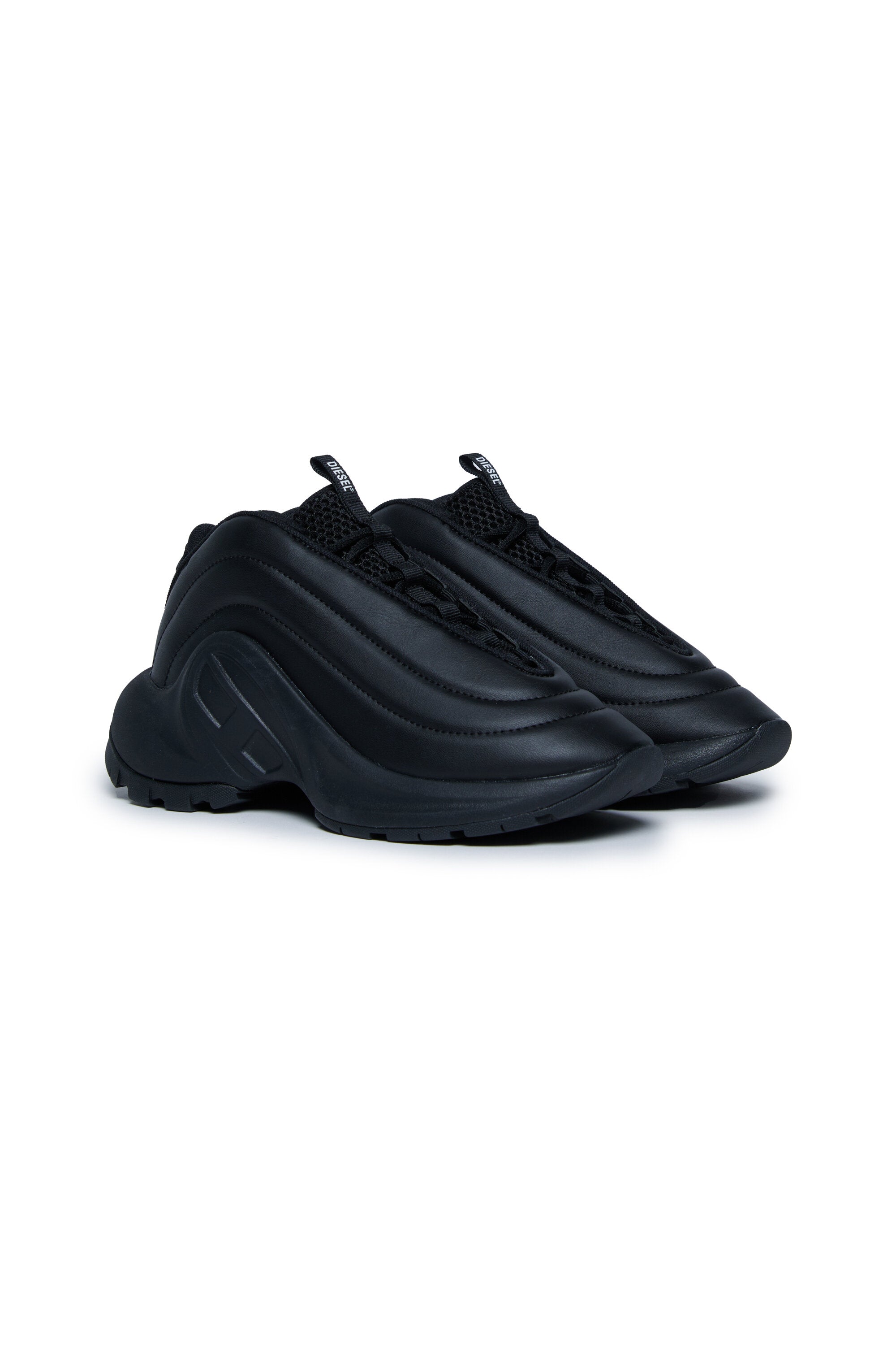 Mid D-Runner Turnschuhe mit gebrandetem Oval D Logo