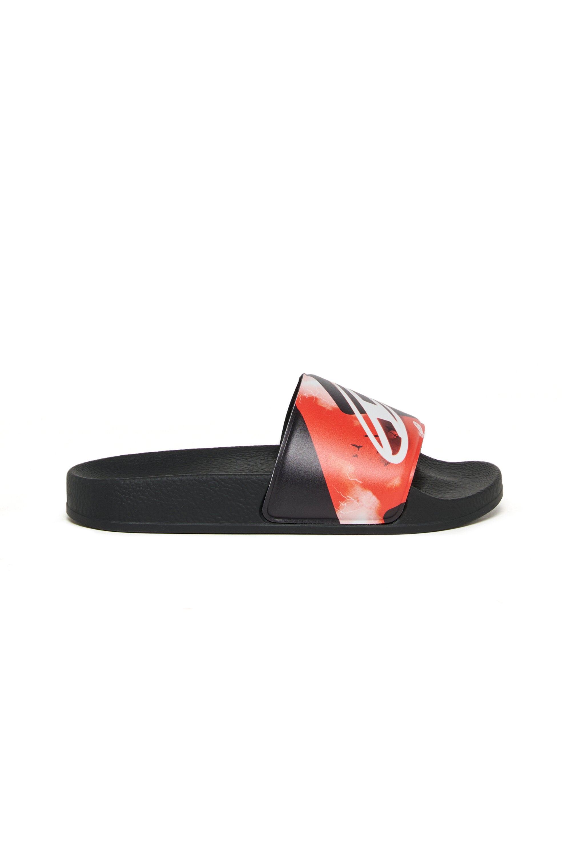 Mules slide avec logo