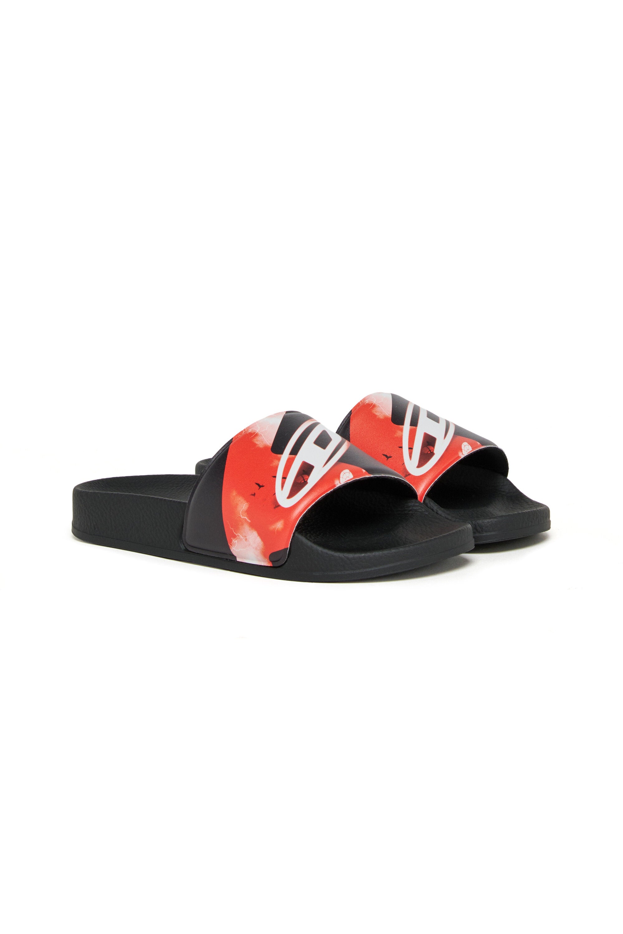 Mules slide avec logo