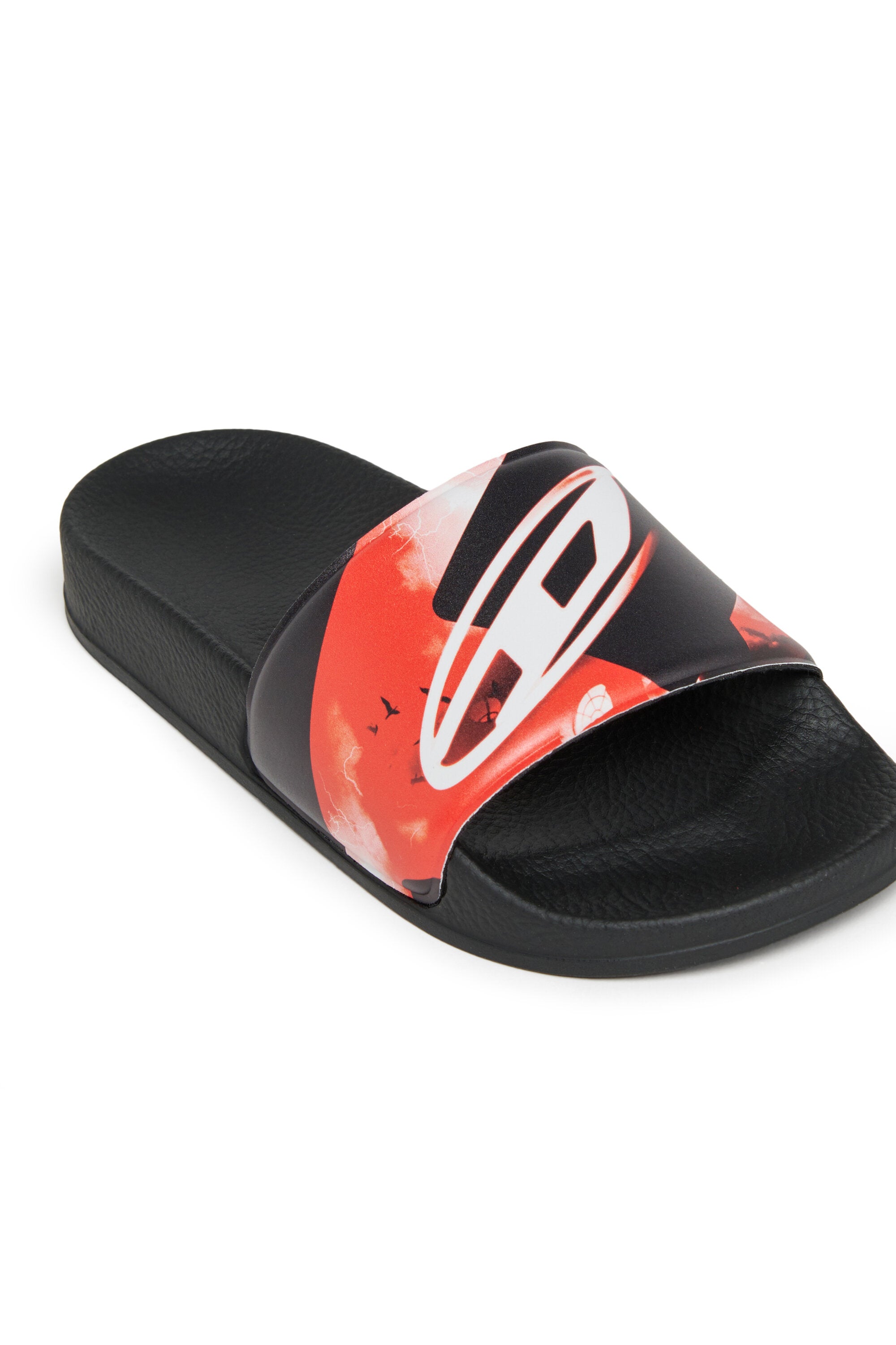 Mules slide avec logo