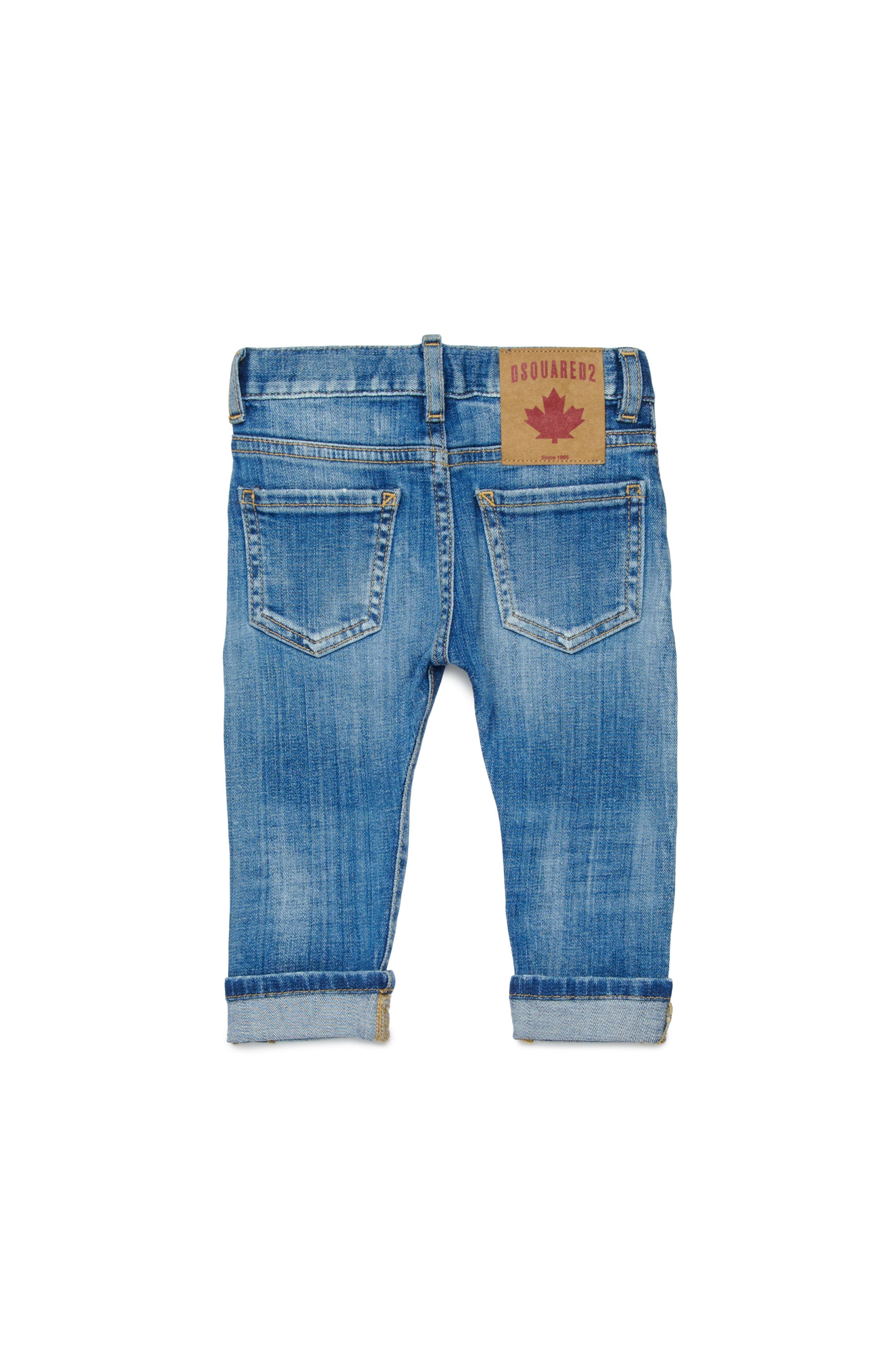 Slim-Jeans in hellblauer Waschung