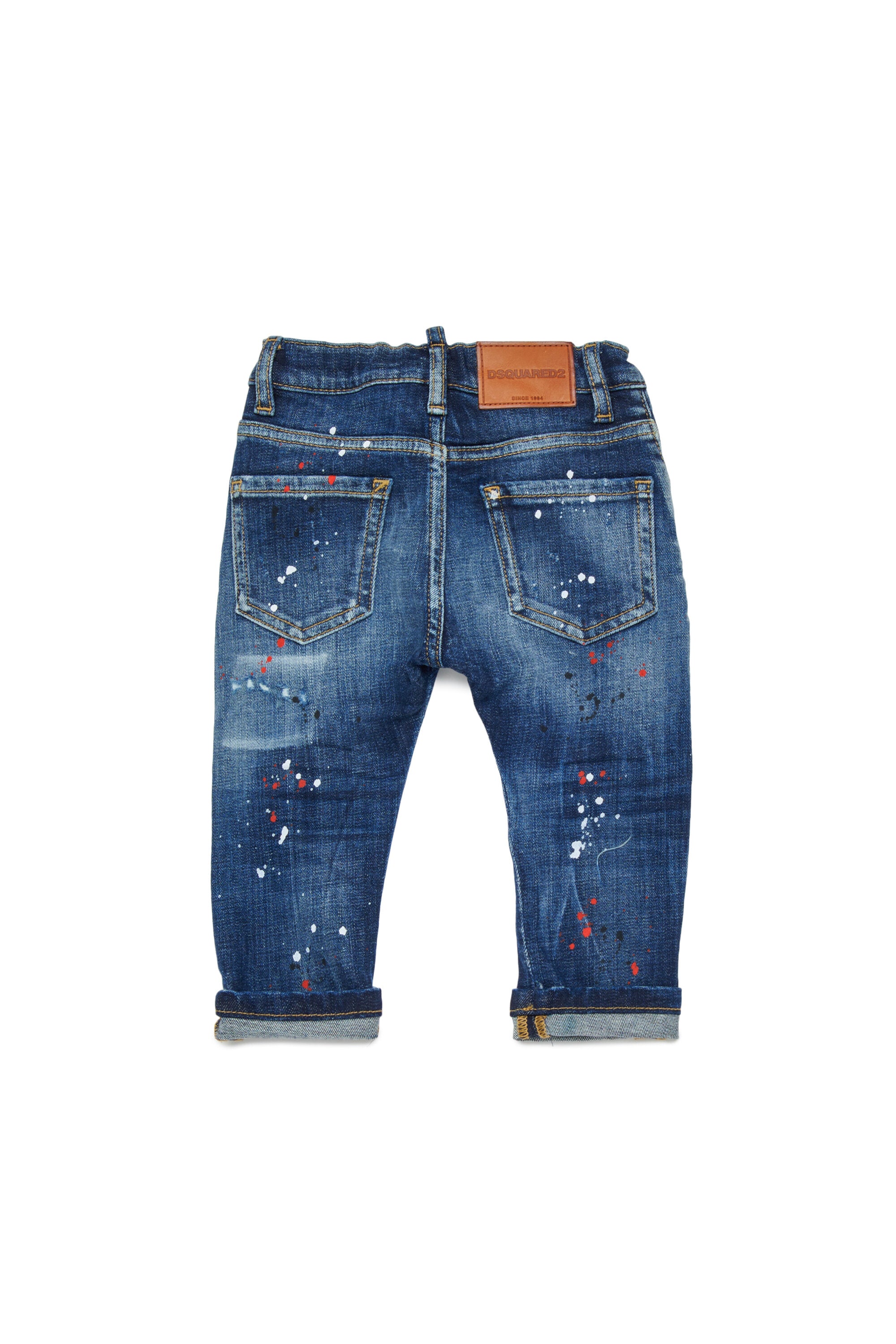 Slim-Jeans mit mittelblauer Waschung