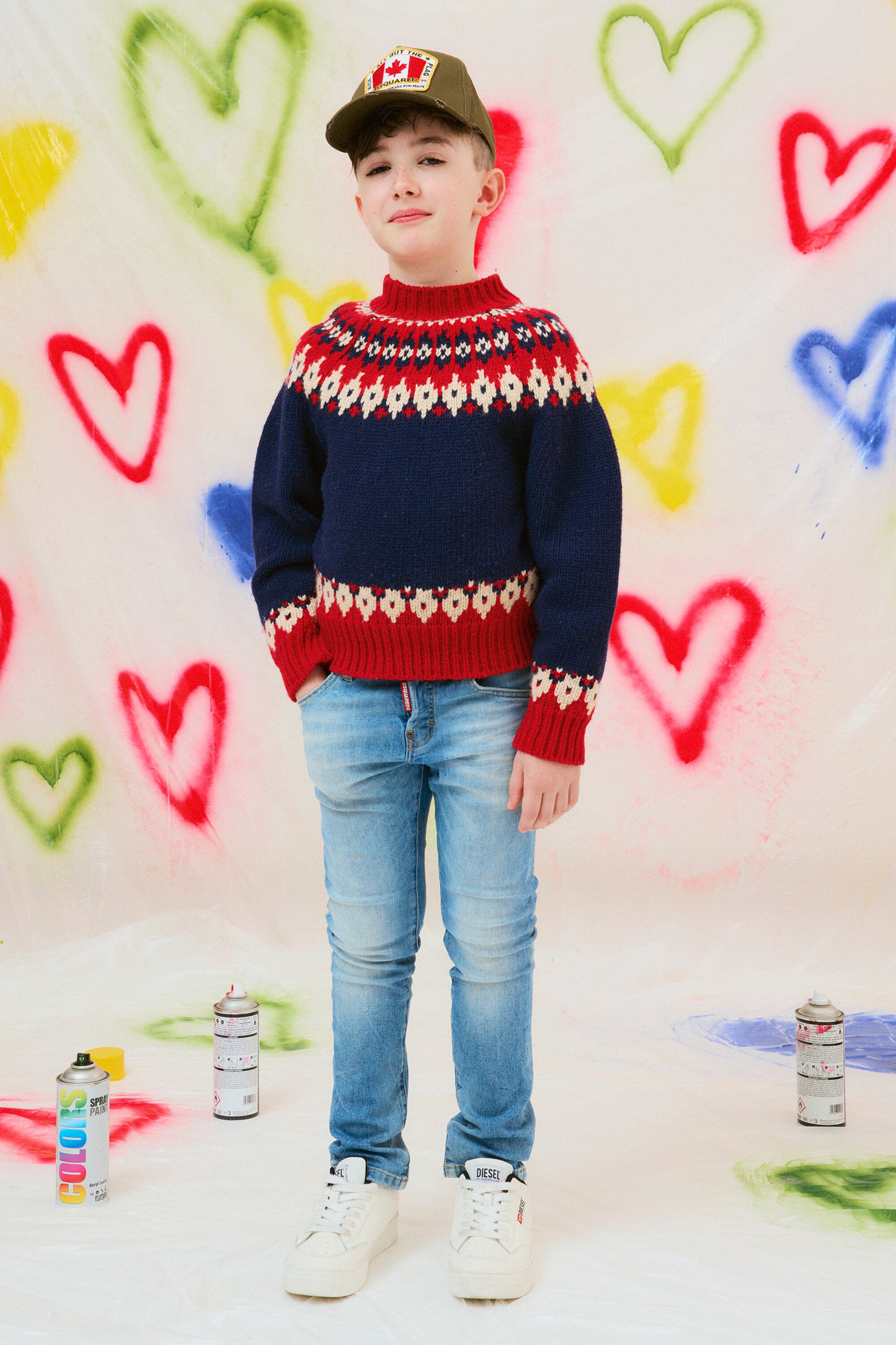 Jeans slim chiaro sfumato - Cool Guy