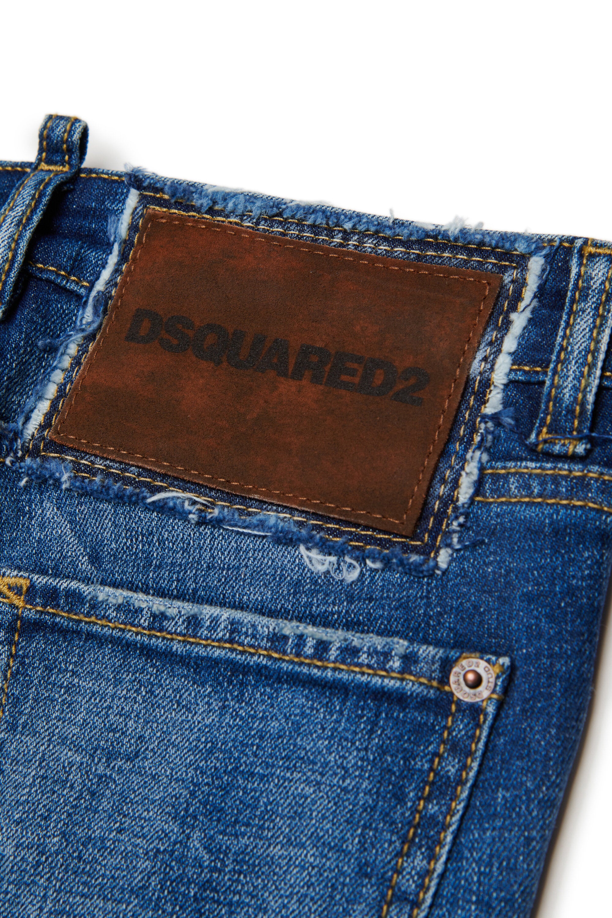 Medium blue slim jeans with abrasions - Cool Girl