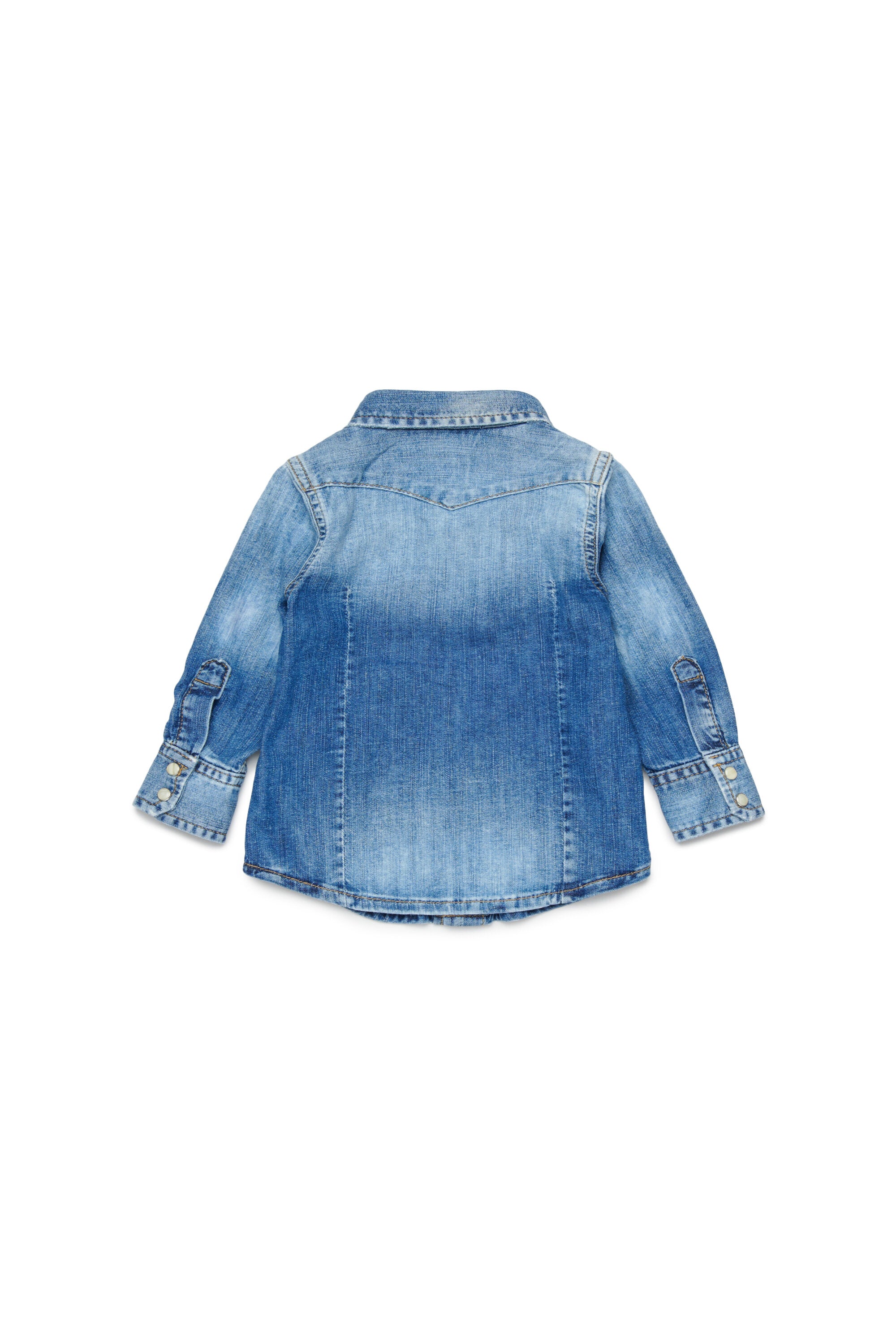 Chemise en denim avec logo