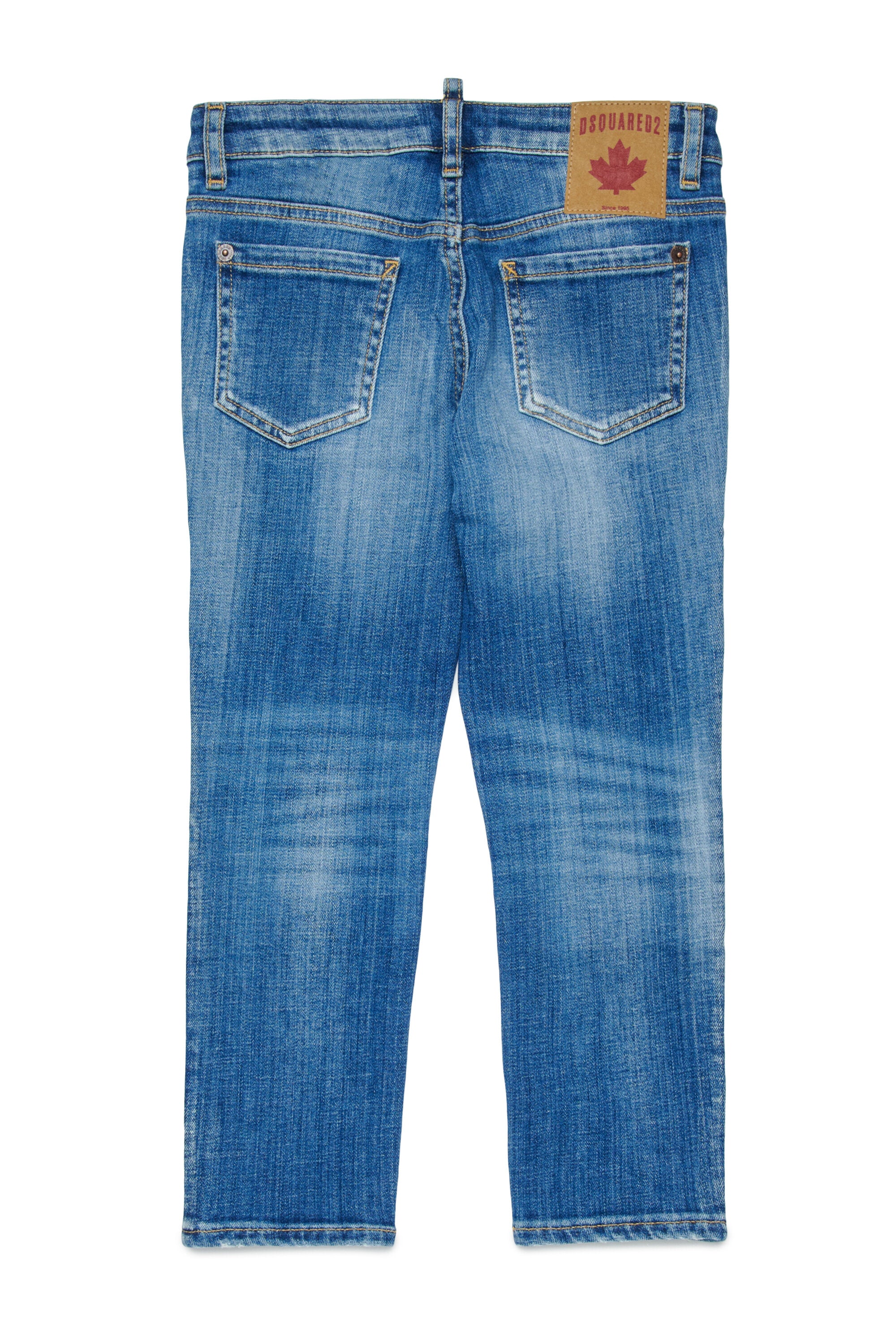 Skinny Jeans in hellblauer Waschung - Jennifer Cropped