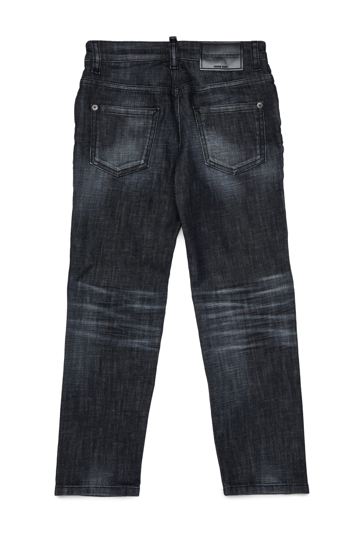 Jeans mit Straight-Passform und dunkelblauer Waschung - Stanislav