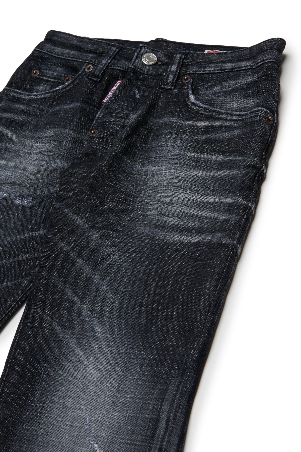 Jeans mit Straight-Passform und dunkelblauer Waschung - Stanislav