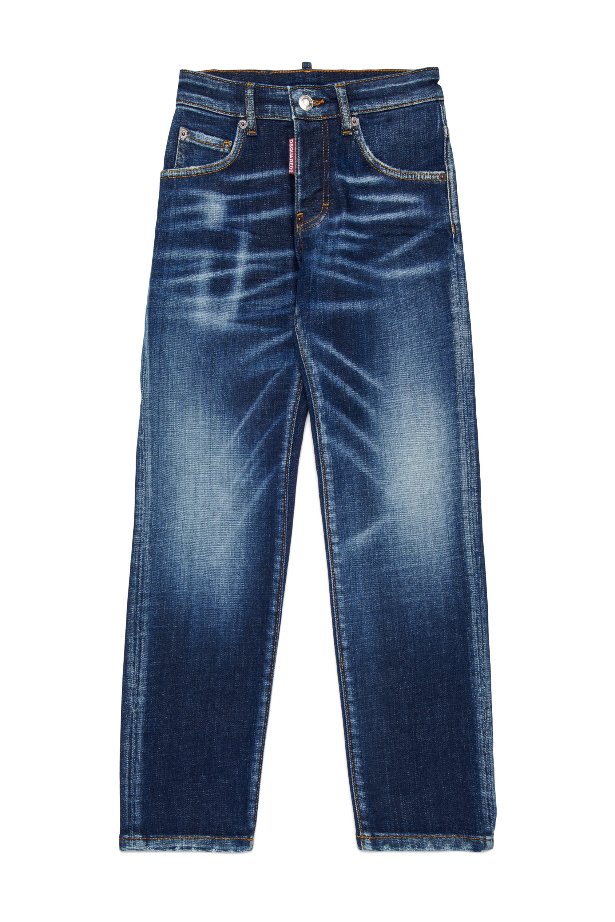 Schattierte dunkelblaue regular jeans - Stanislav