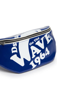 Glossy fanny pack with Wave 1964 graphics