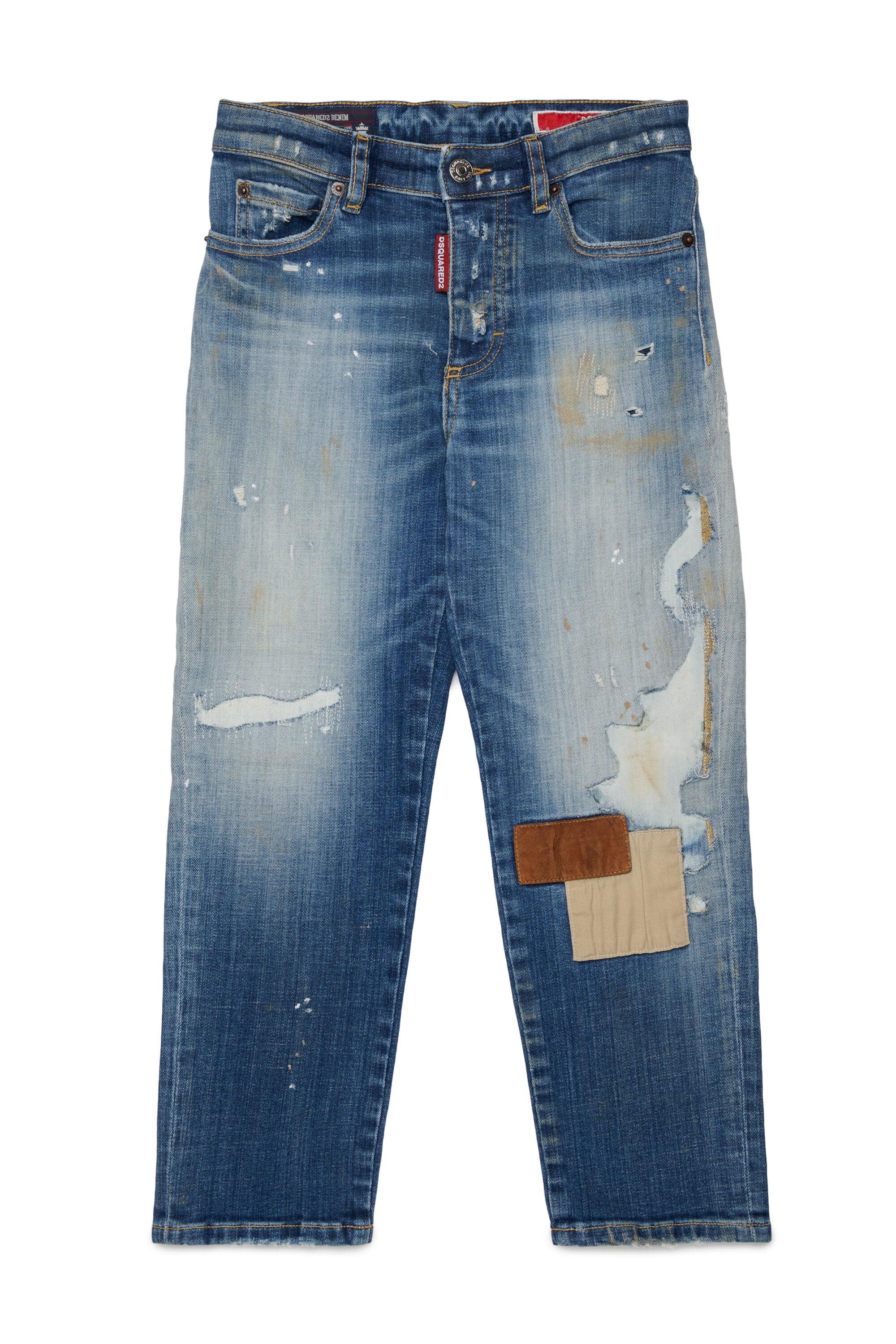 Jeans Straight-Passform in hellblauer Waschung - Boss 10