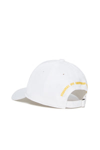 Branded gabardine baseball cap