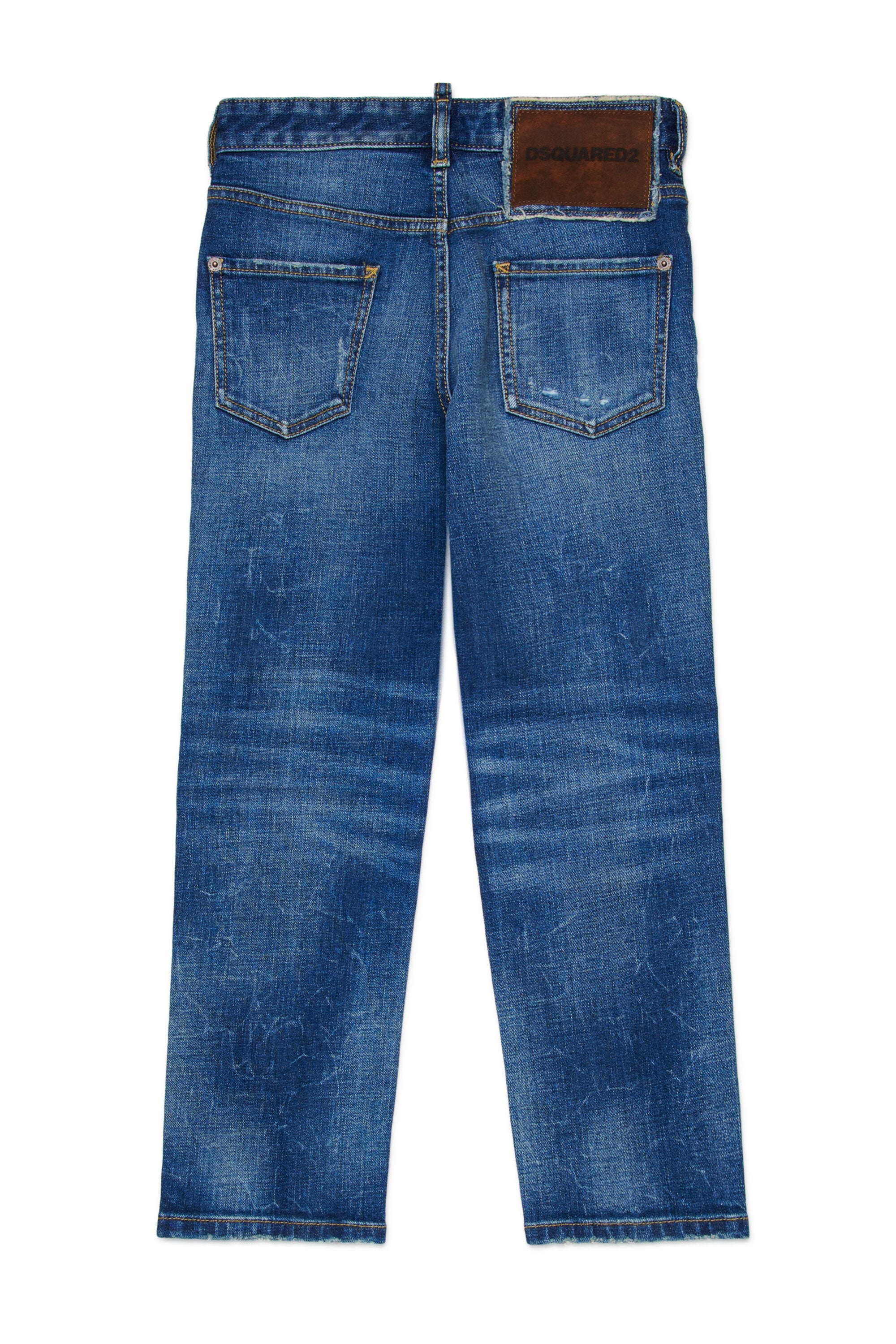 Mittelblaue slim jeans mit Abschürfungen - 642 Jean