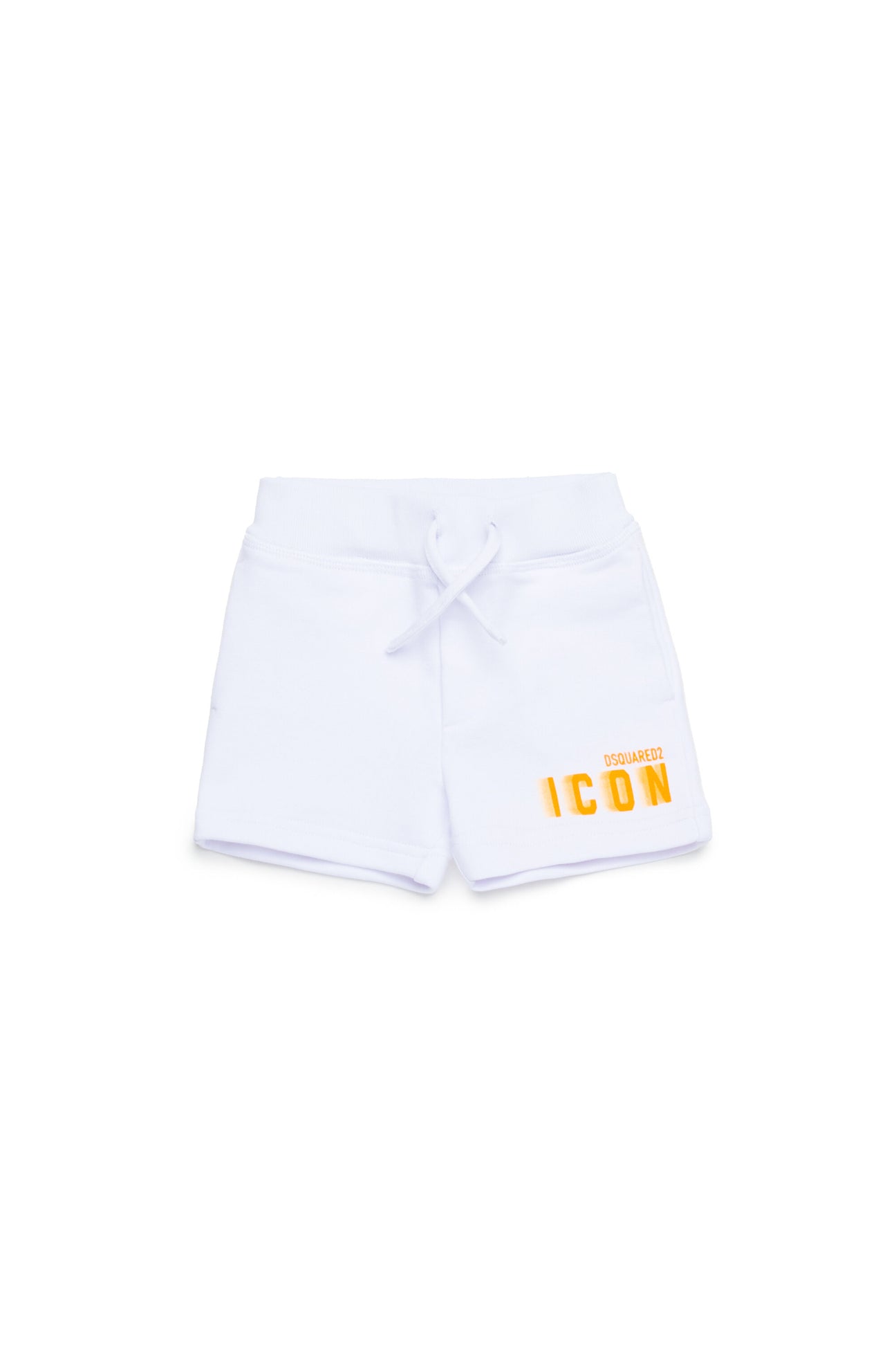 Fleece shorts with speed effect Icon print 