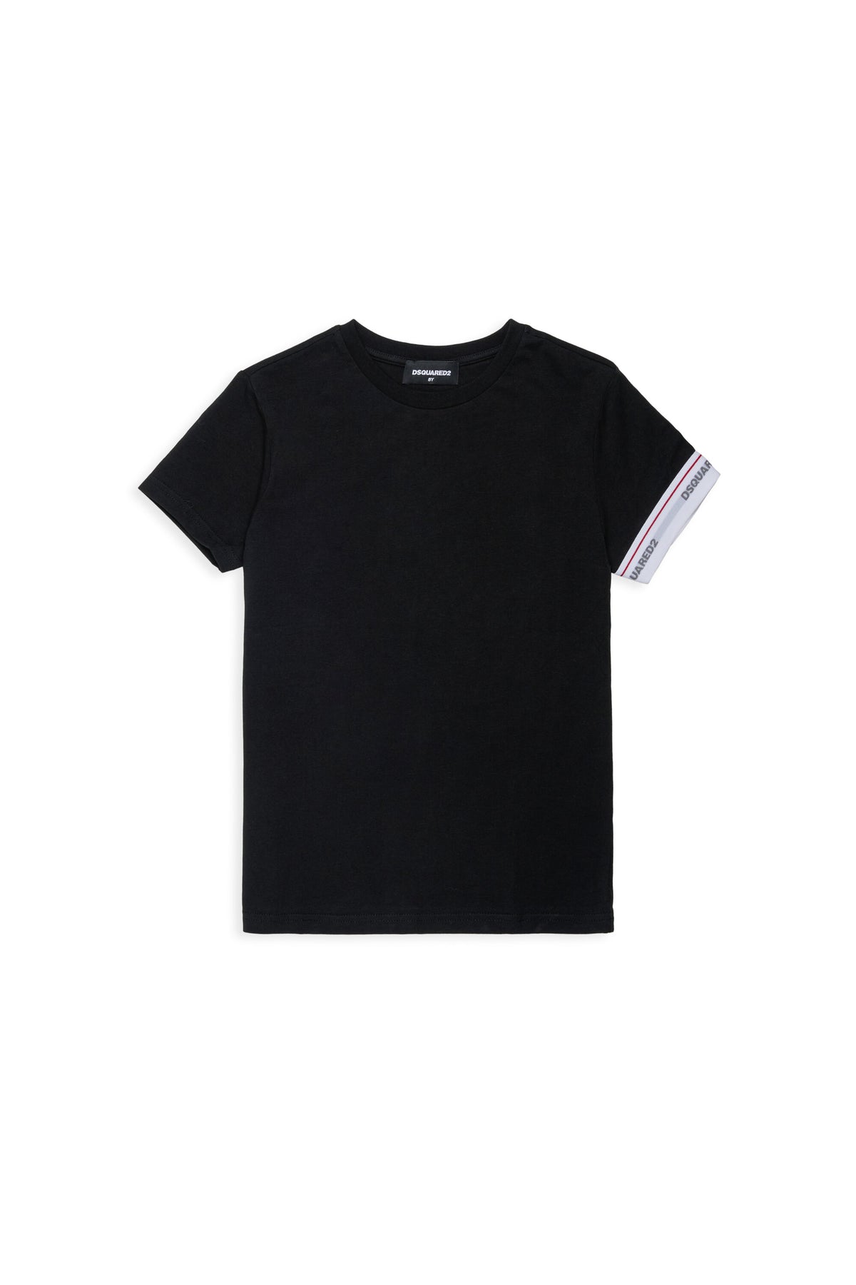 Camiseta con banda elástica y logotipo