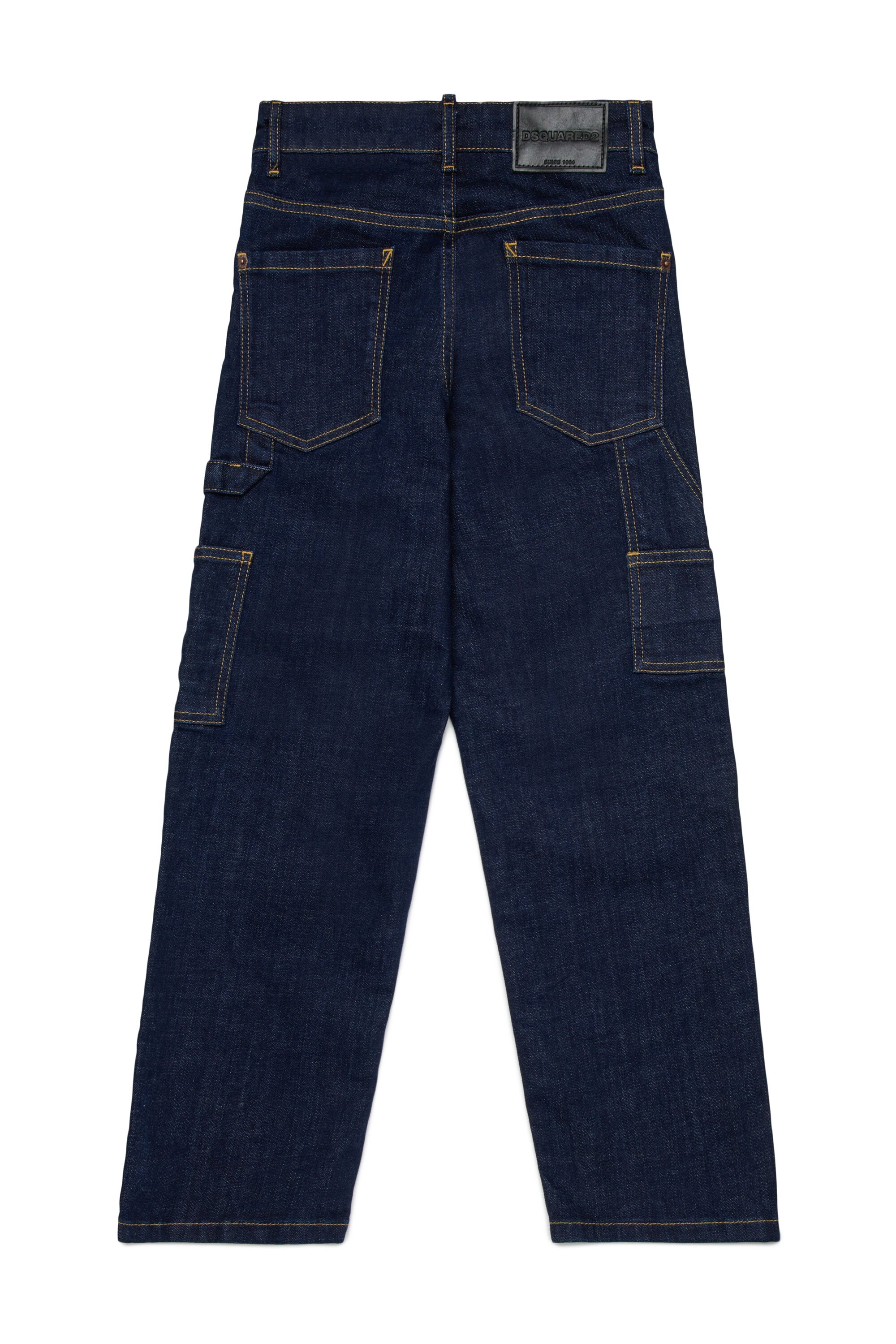 Dunkelblaue Regular Jeans - Loose Jean