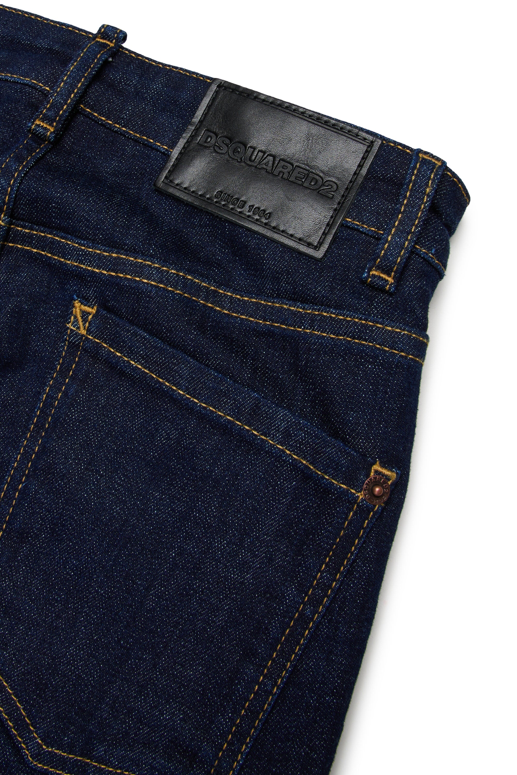 Dunkelblaue Regular Jeans - Loose Jean