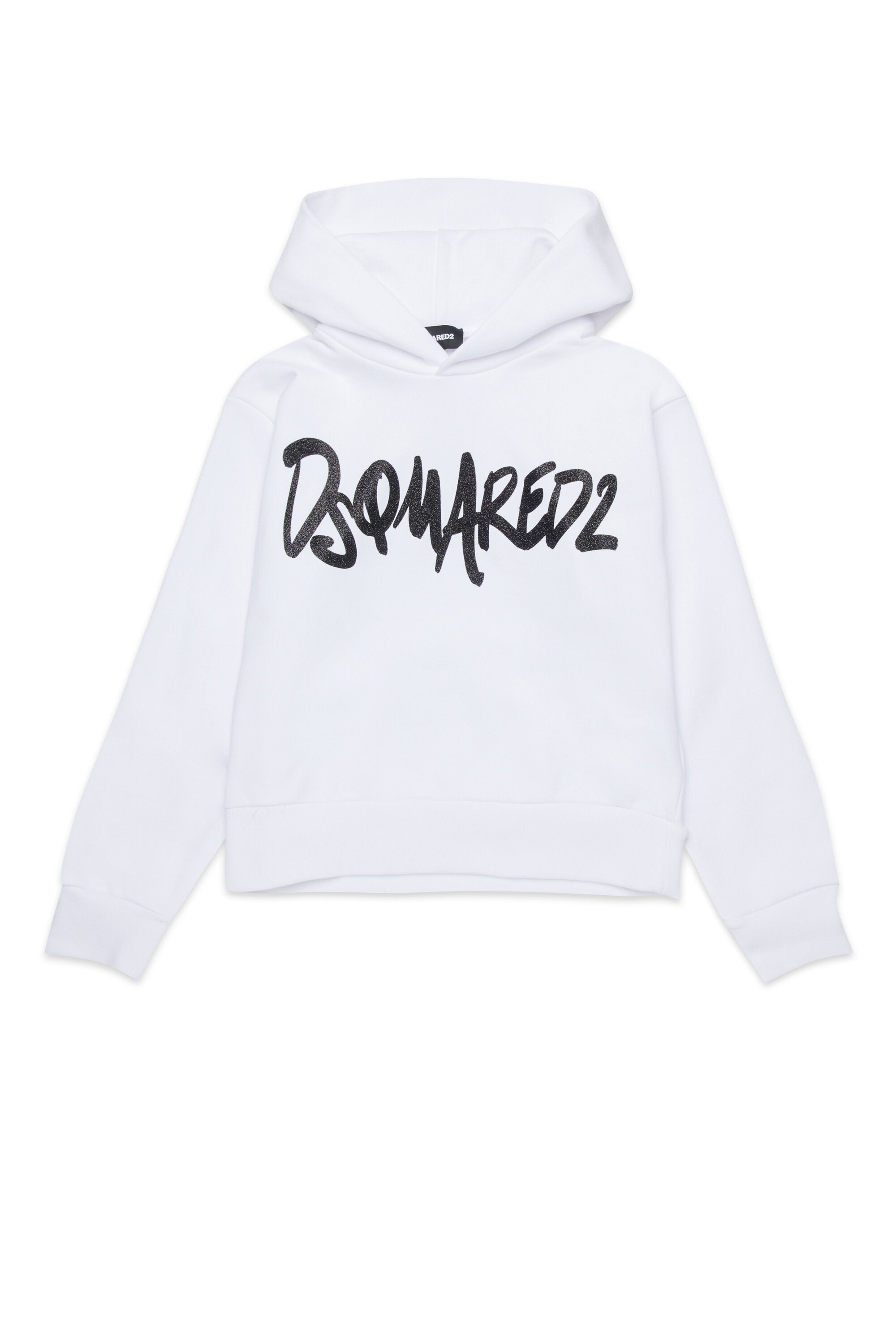 Felpa evening con logo glitterato