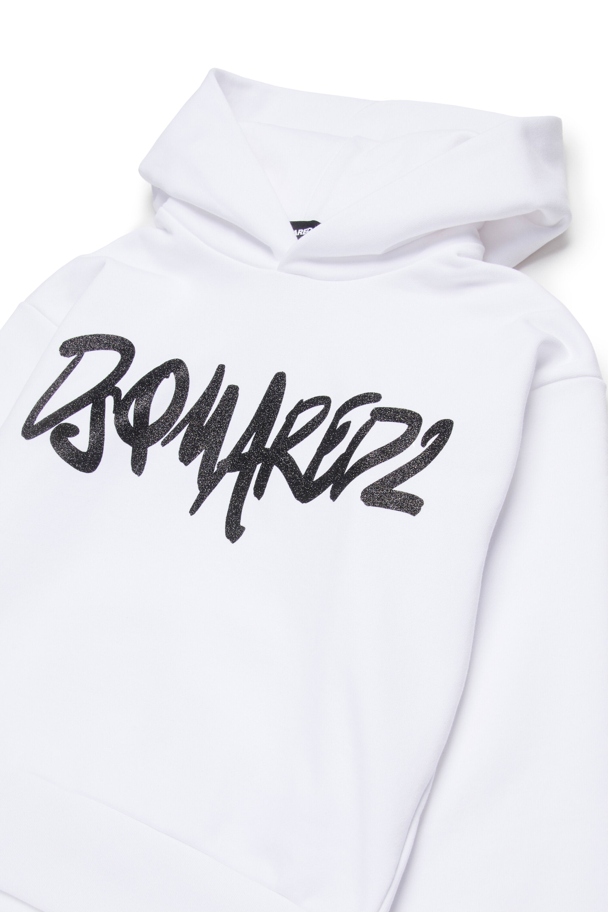 Felpa evening con logo glitterato