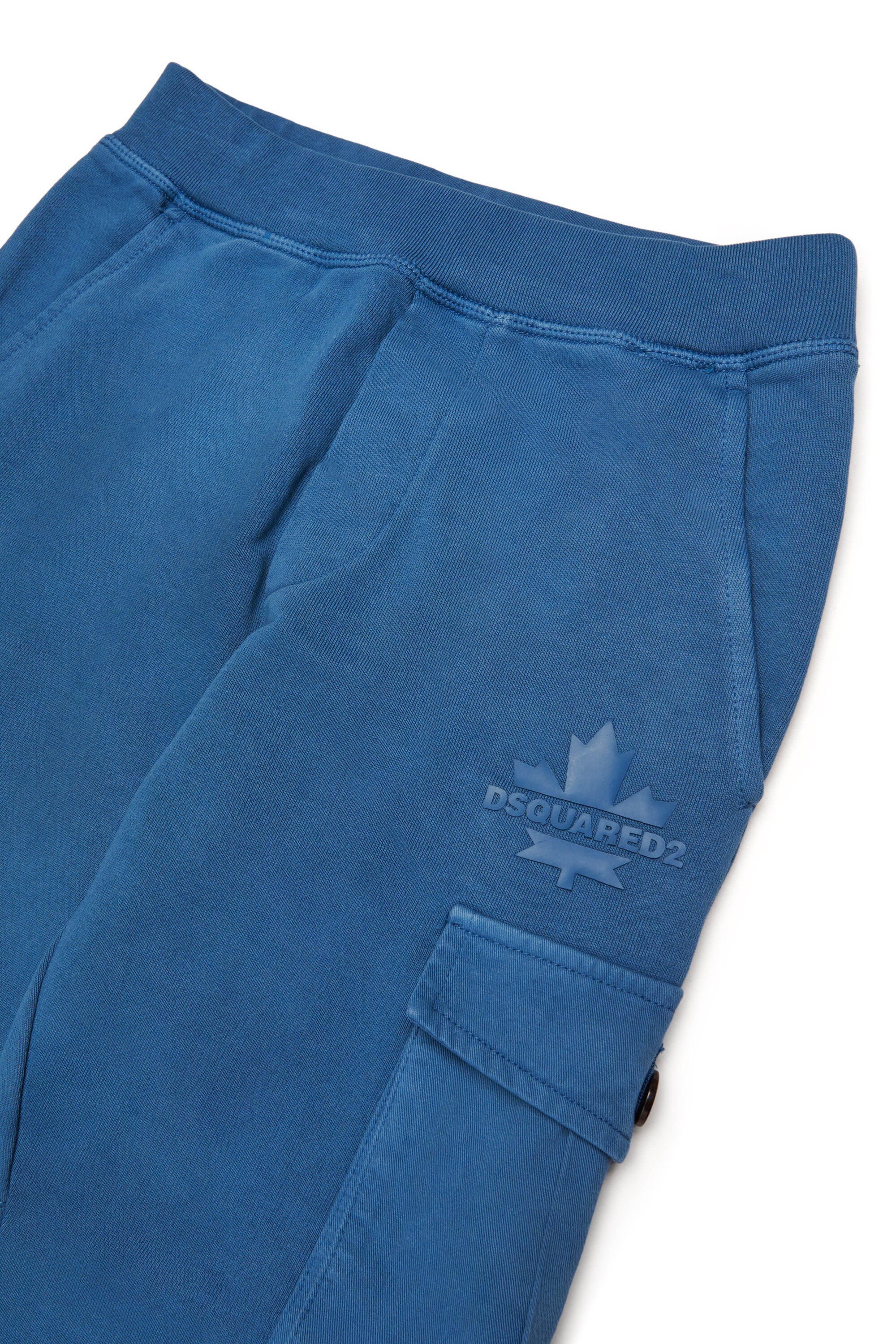 Pantalon cargo en laine polaire avec Maple Leaf