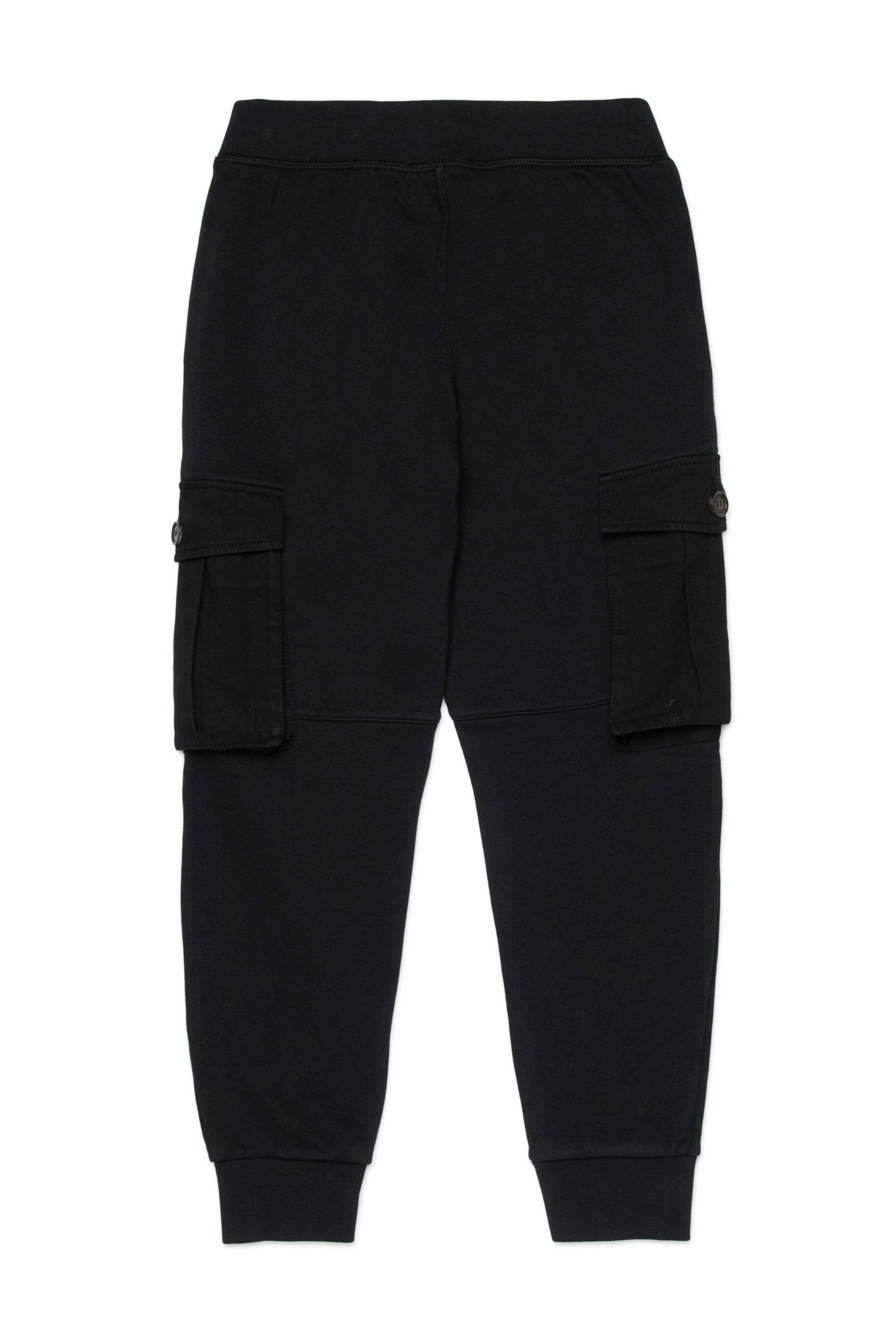 Pantaloni cargo in felpa con Maple Leaf