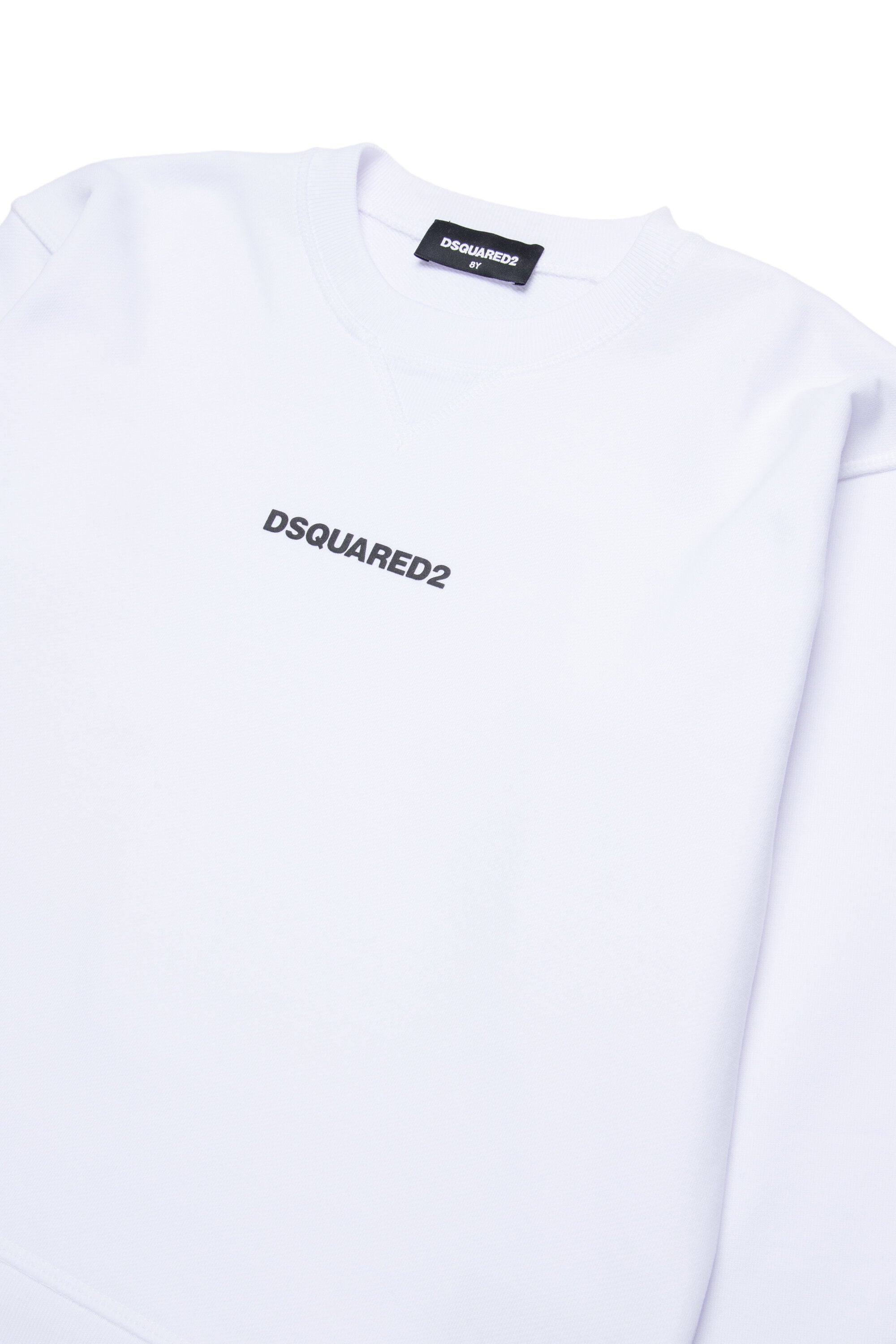 Felpa in cotone con logo