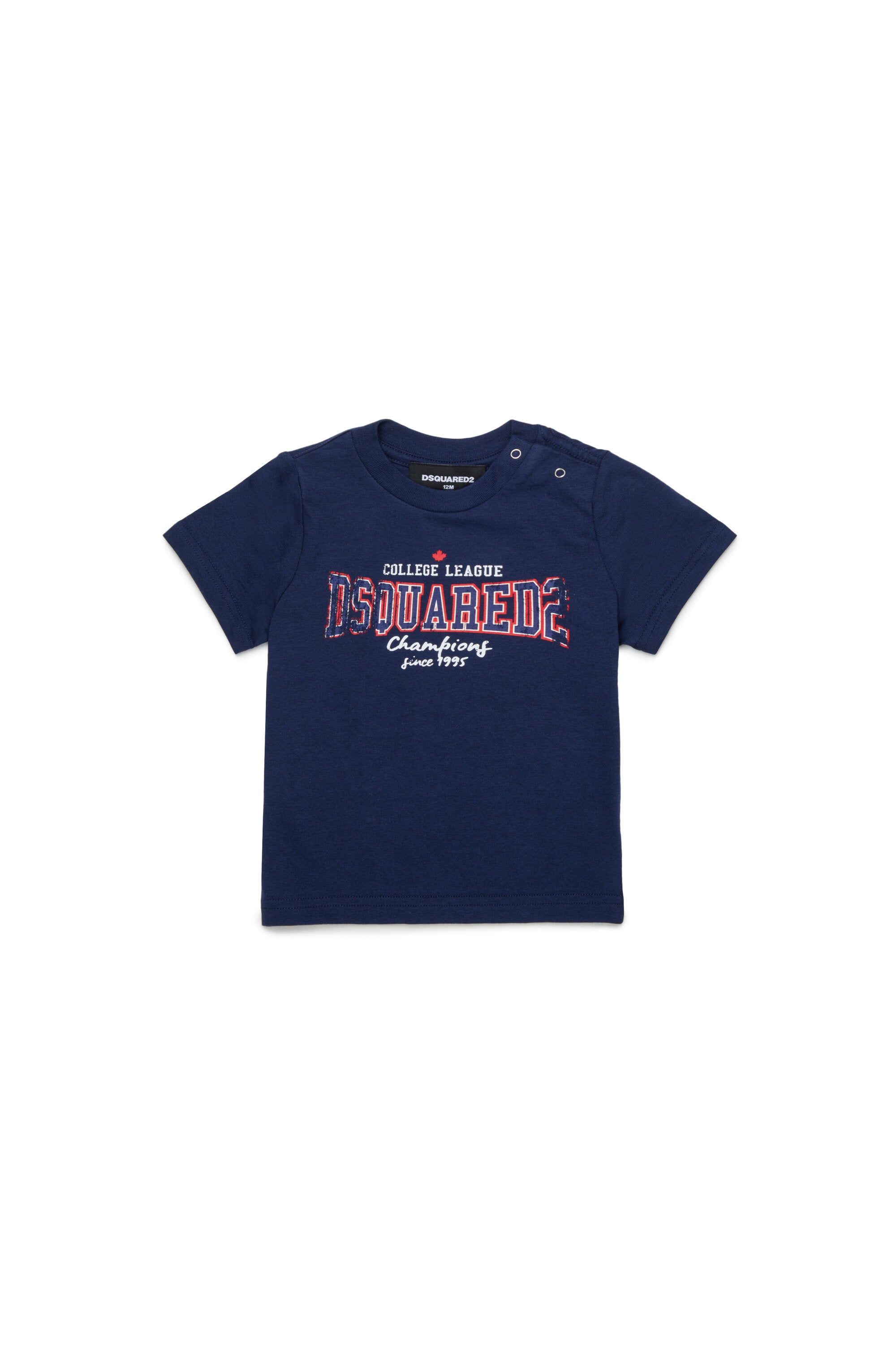 T-shirt con stampa college