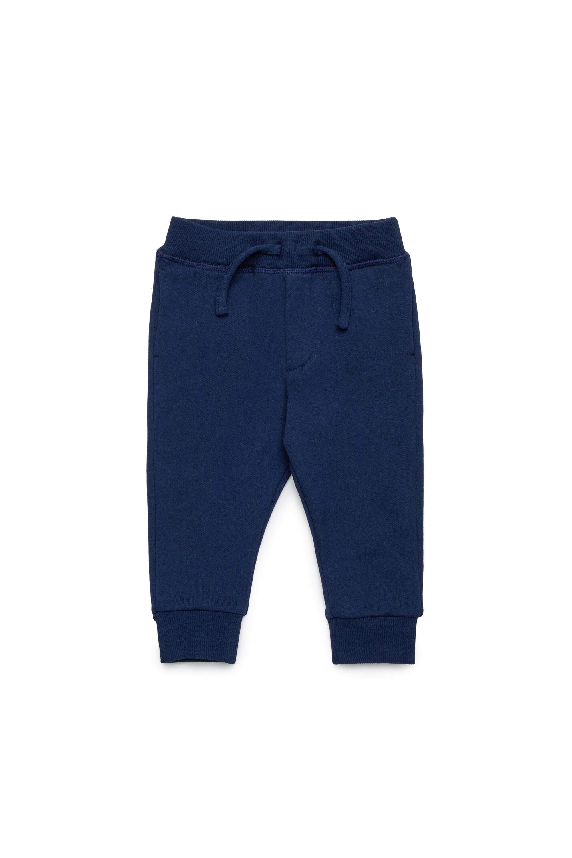 Pantaloni jogger in felpa con stampa college