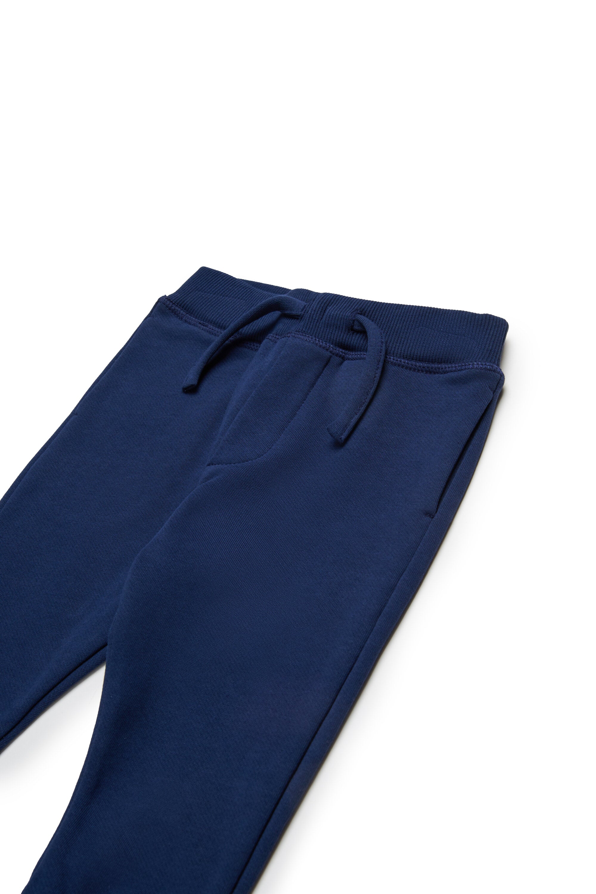 Pantaloni jogger in felpa con stampa college