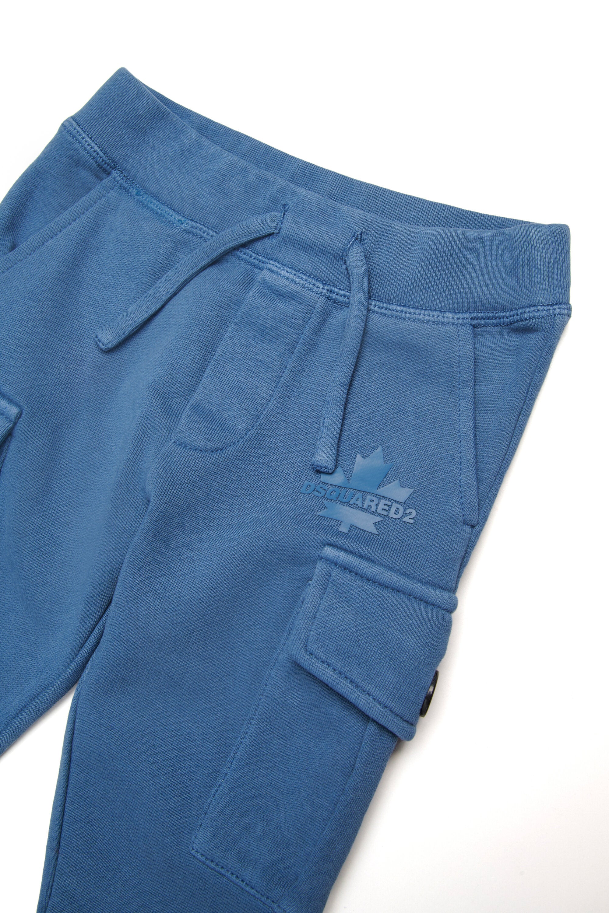 Pantalon cargo en laine polaire avec Maple Leaf