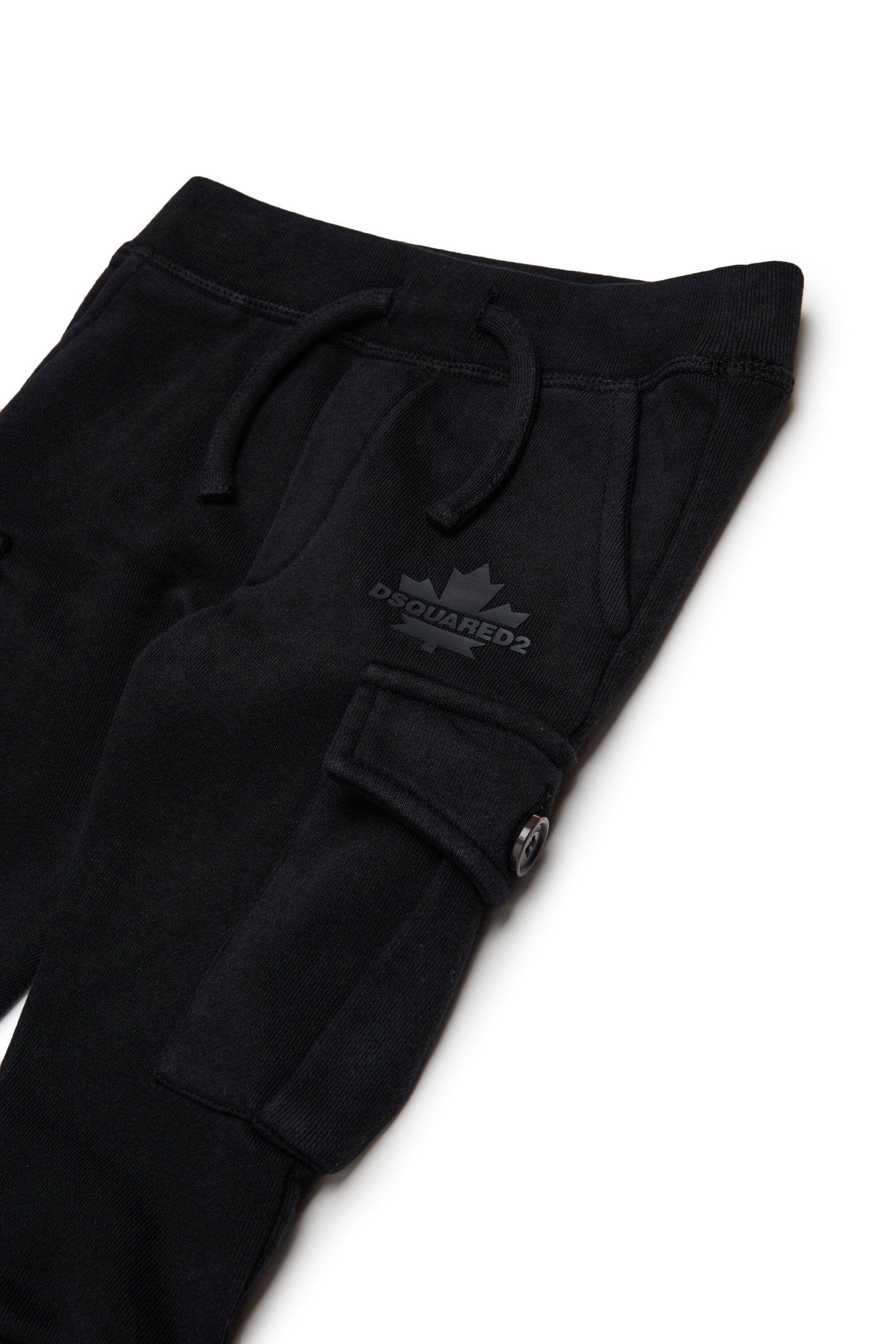 Pantalon cargo en laine polaire avec Maple Leaf