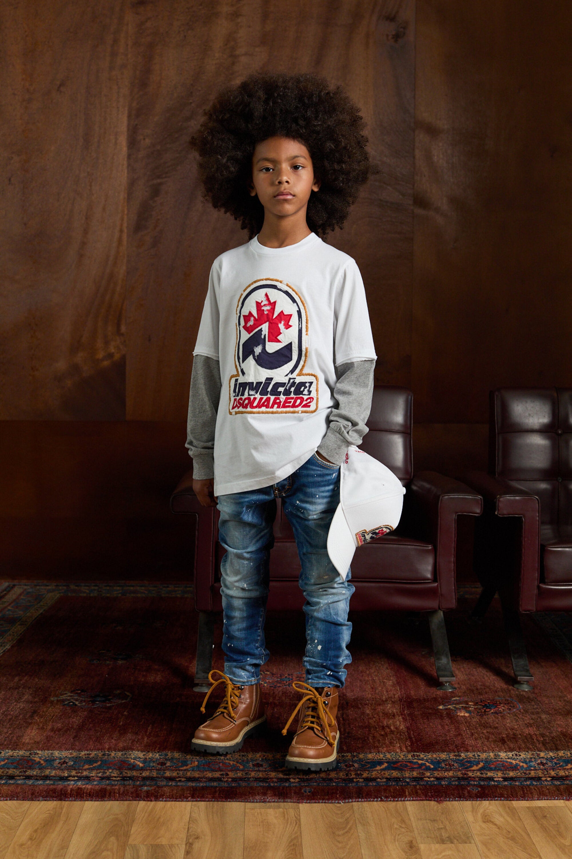 T-shirt manica lunga Invicta x Dsquared2