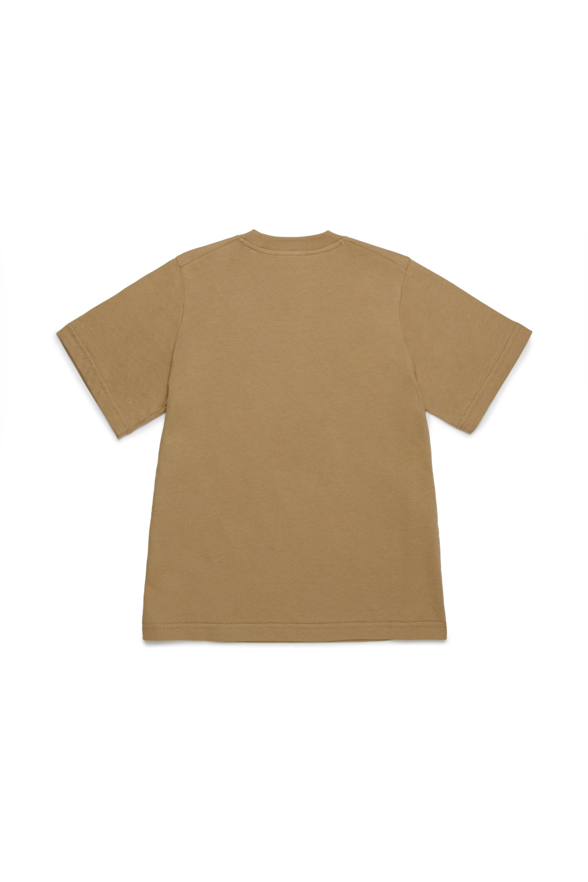 T-shirt con logo a contrasto