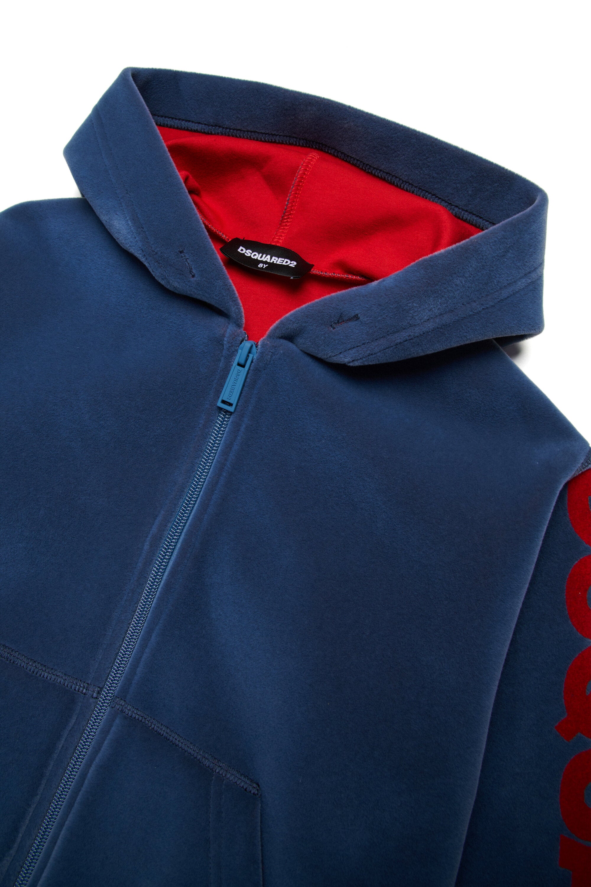 Felpa in neoprene con cappuccio