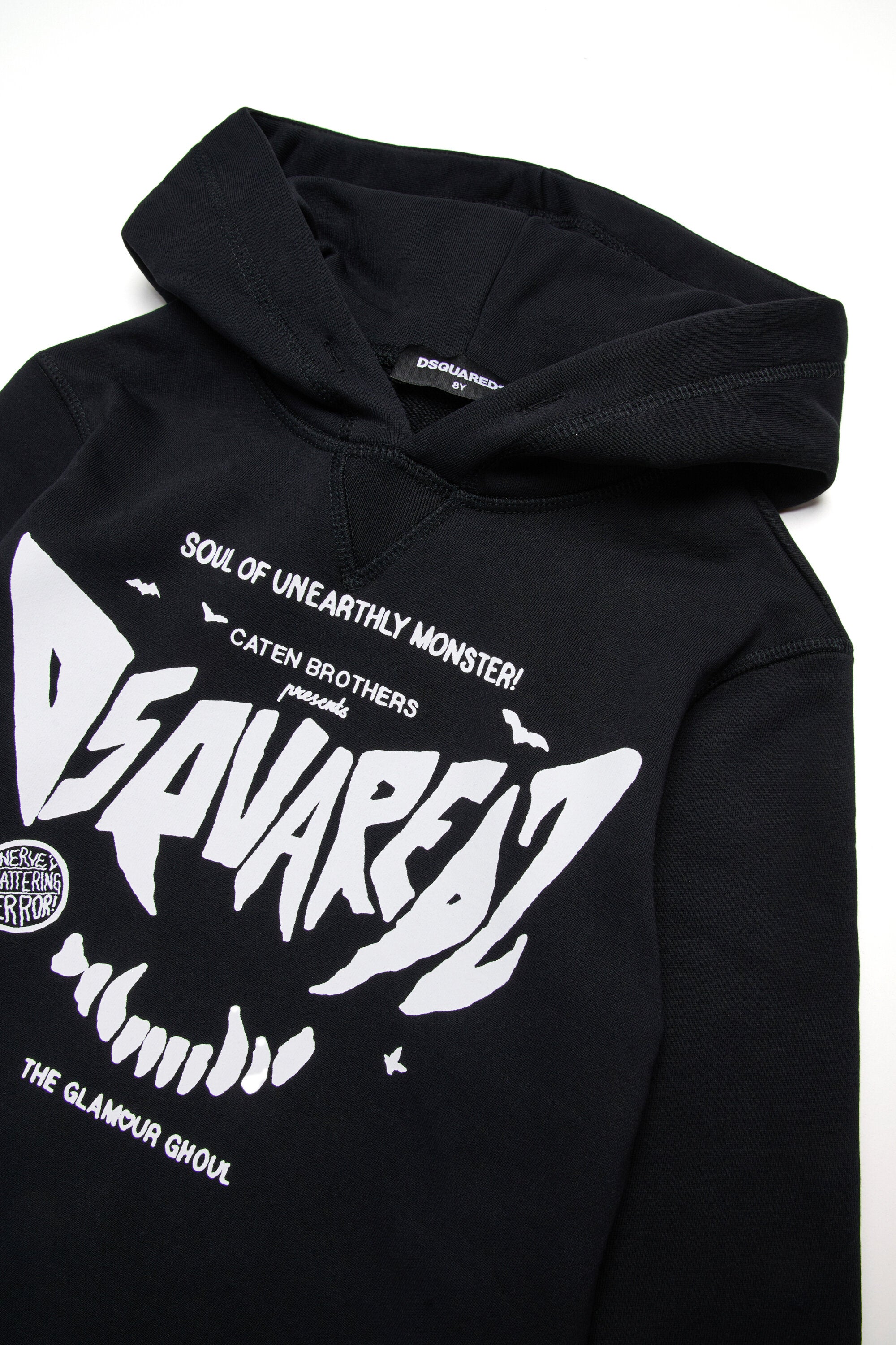 Sweatshirt mit Kapuze und Horror-Aufdruck