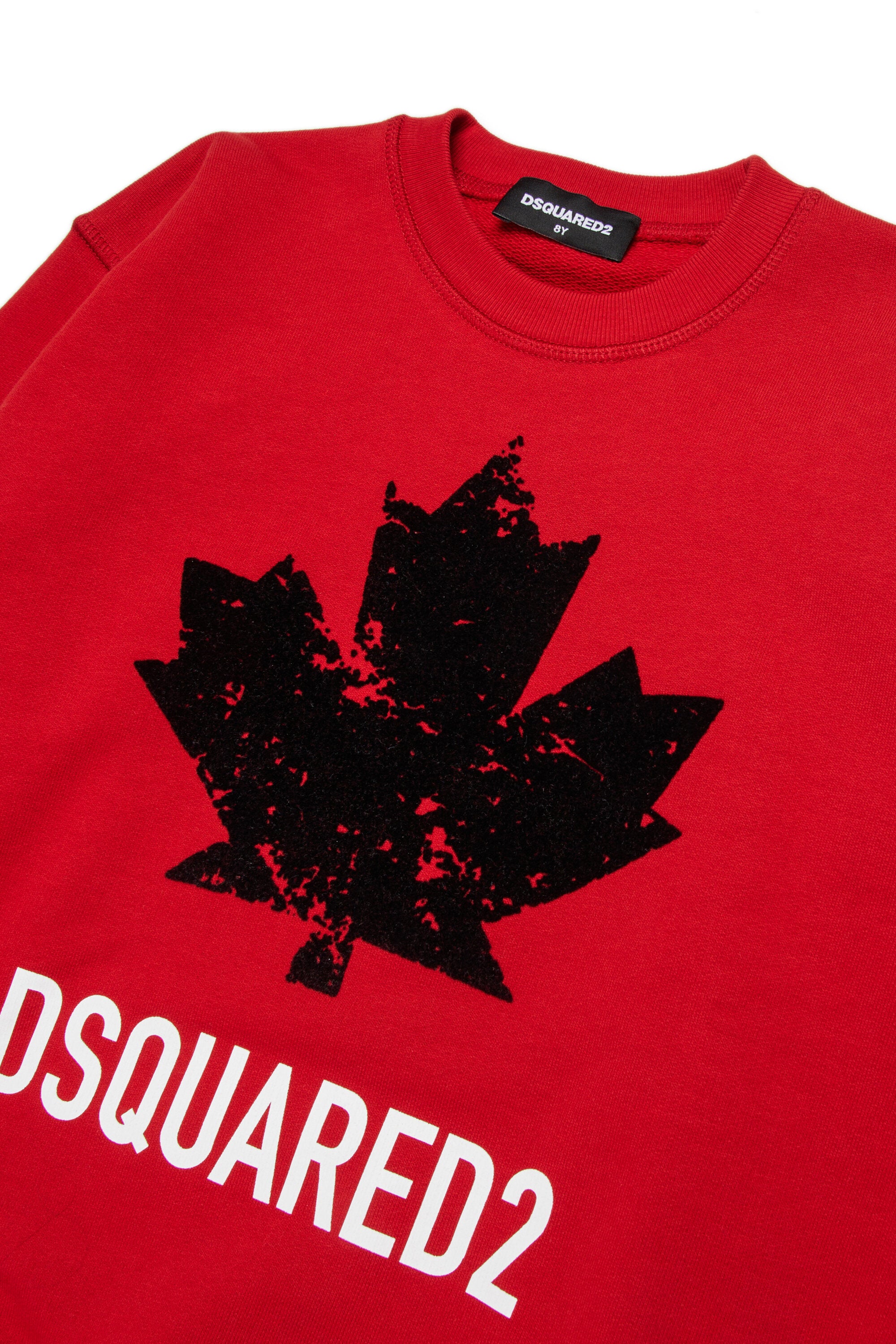 Sudadera deportiva de cuello redondo con logotipo