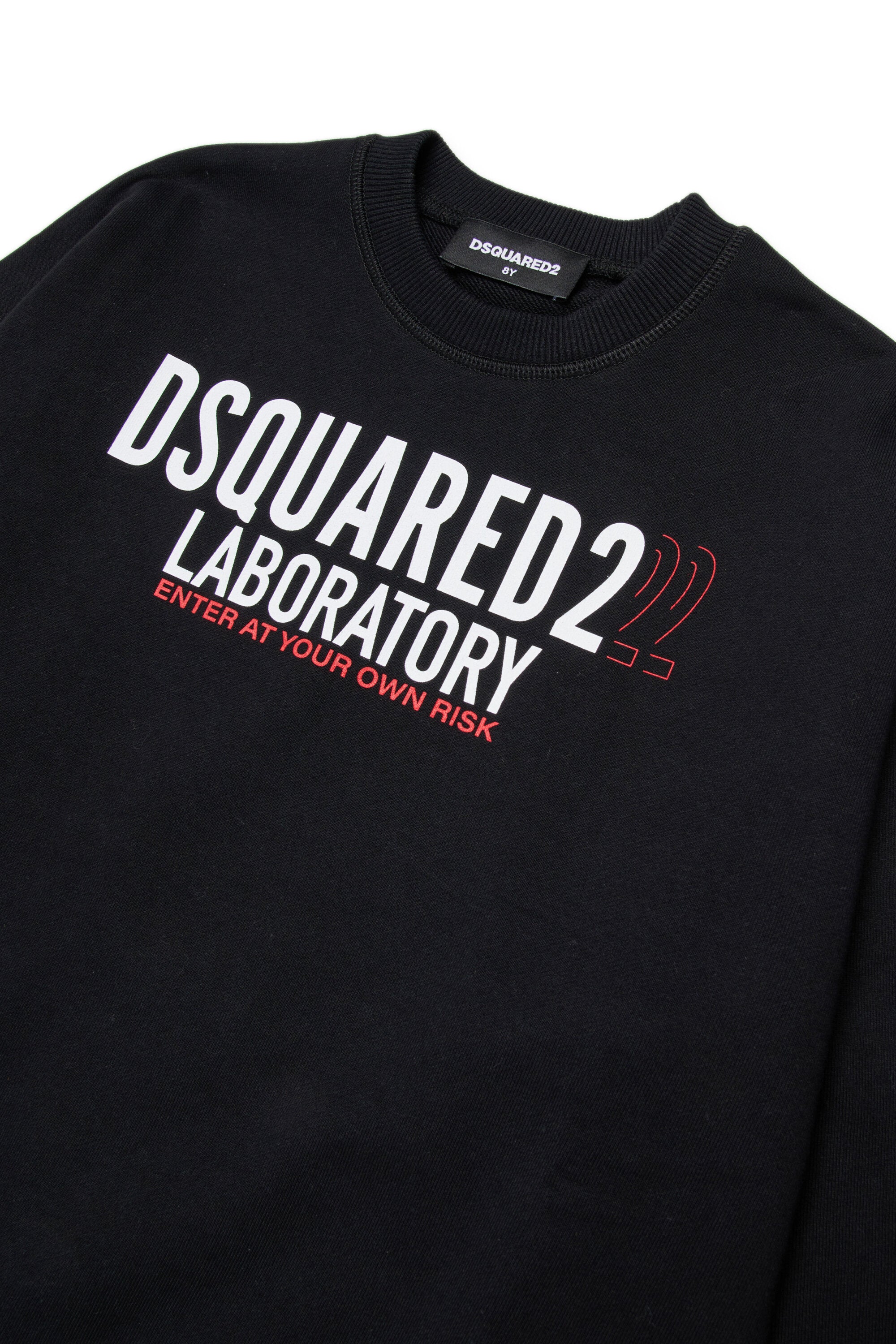 Sweat-shirt à col ras du cou avec logo du laboratoire