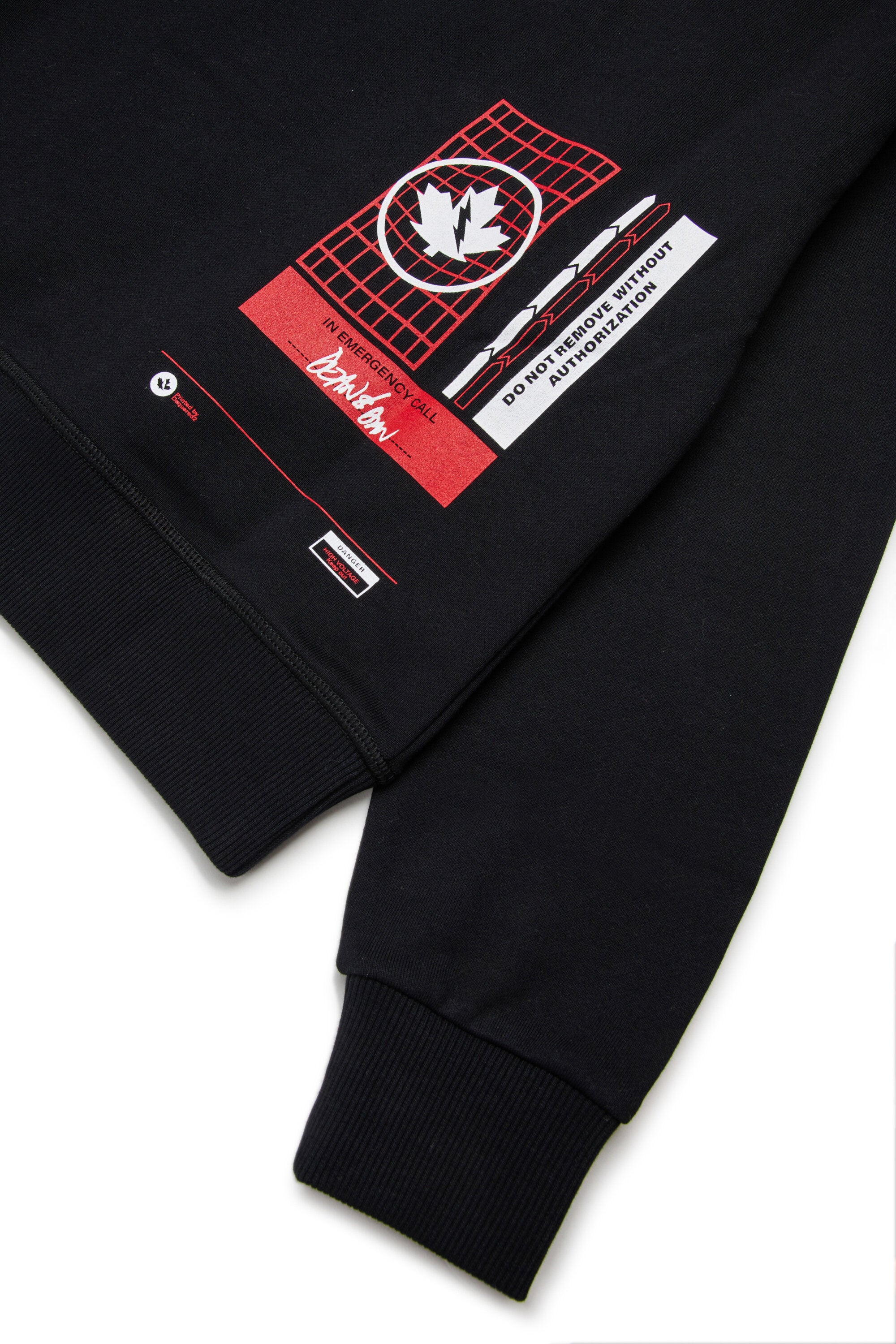 Sweat-shirt à col ras du cou avec logo du laboratoire