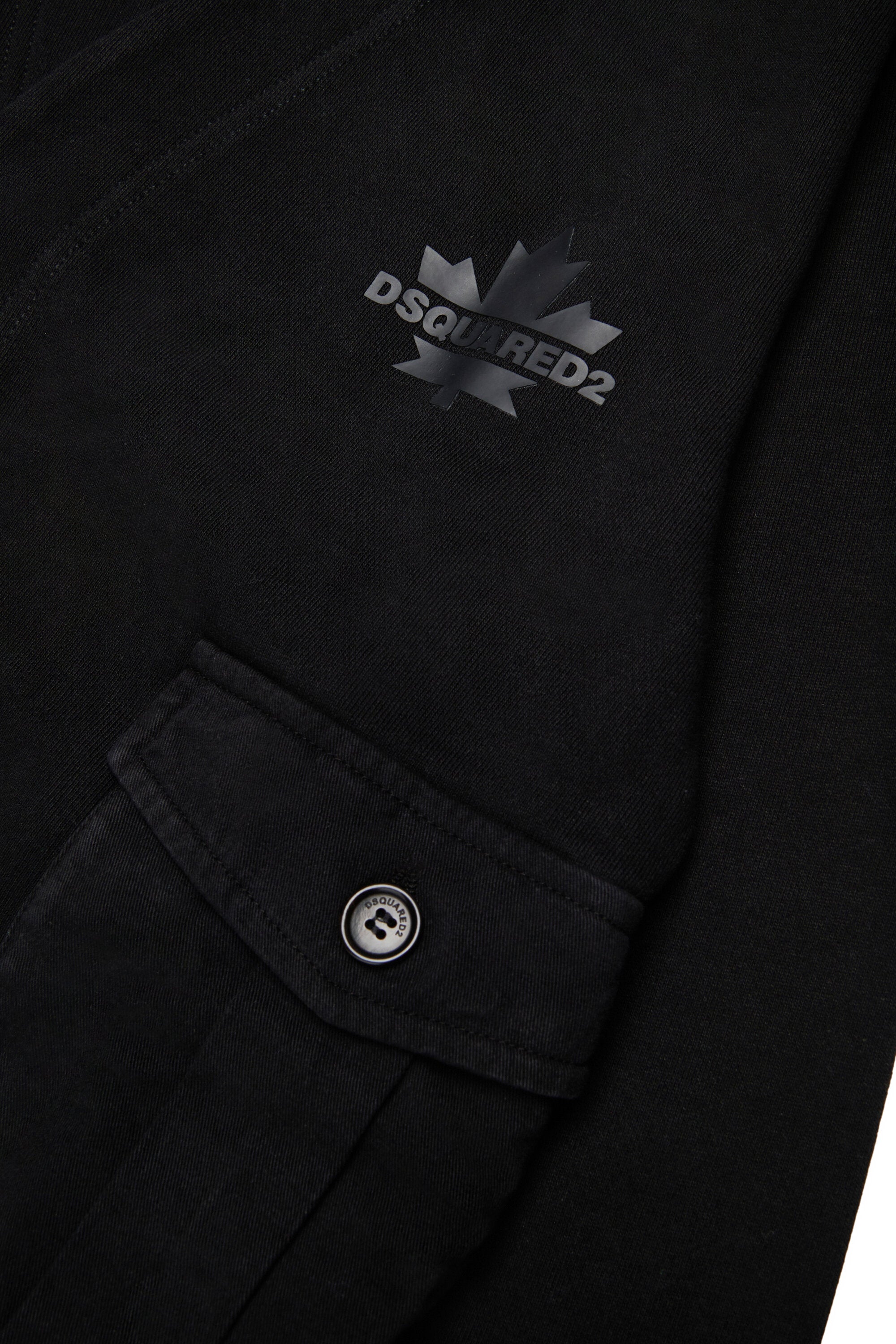 Felpa stile cardigan con logo Maple Leaf