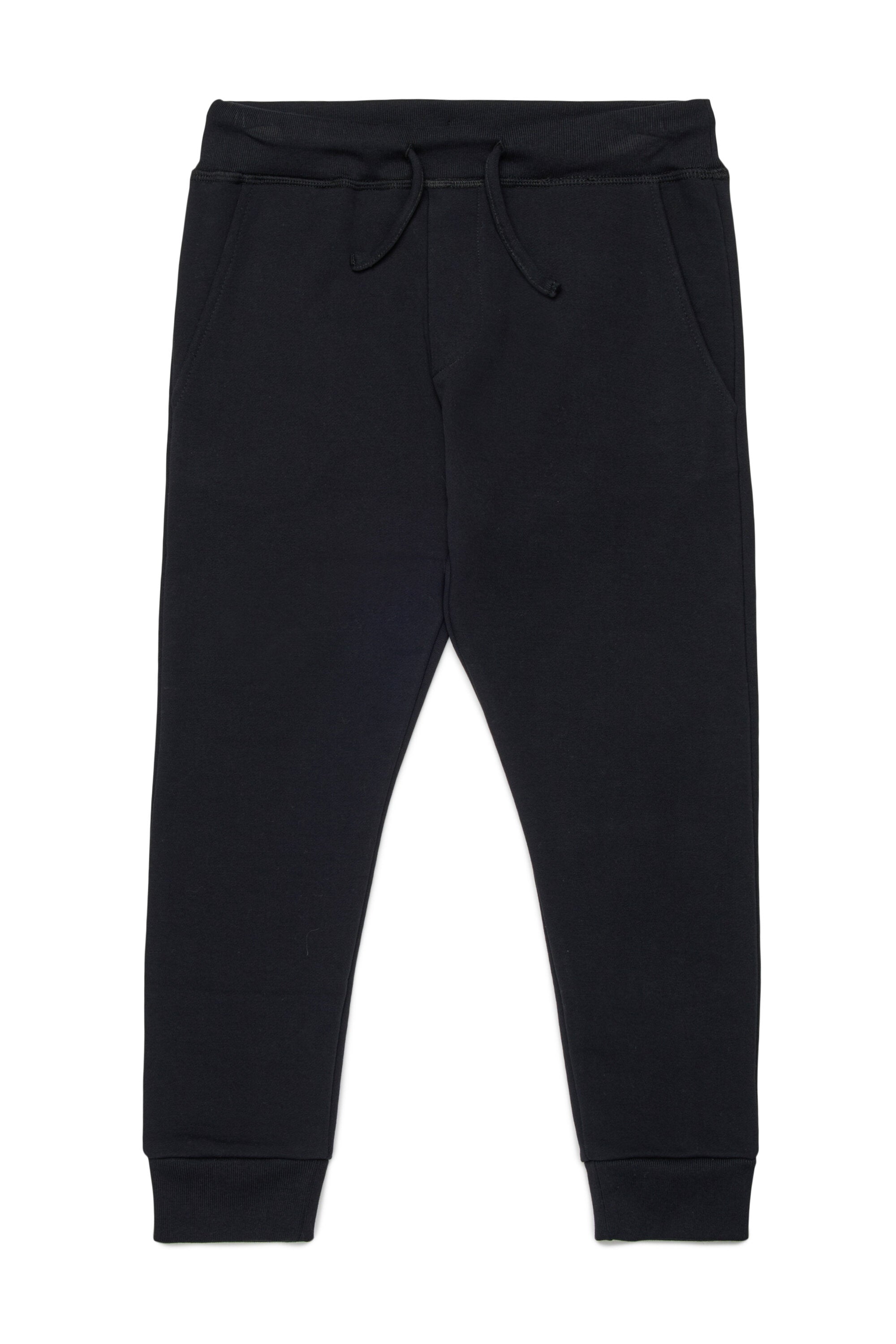 Fleece jogger pants with logo