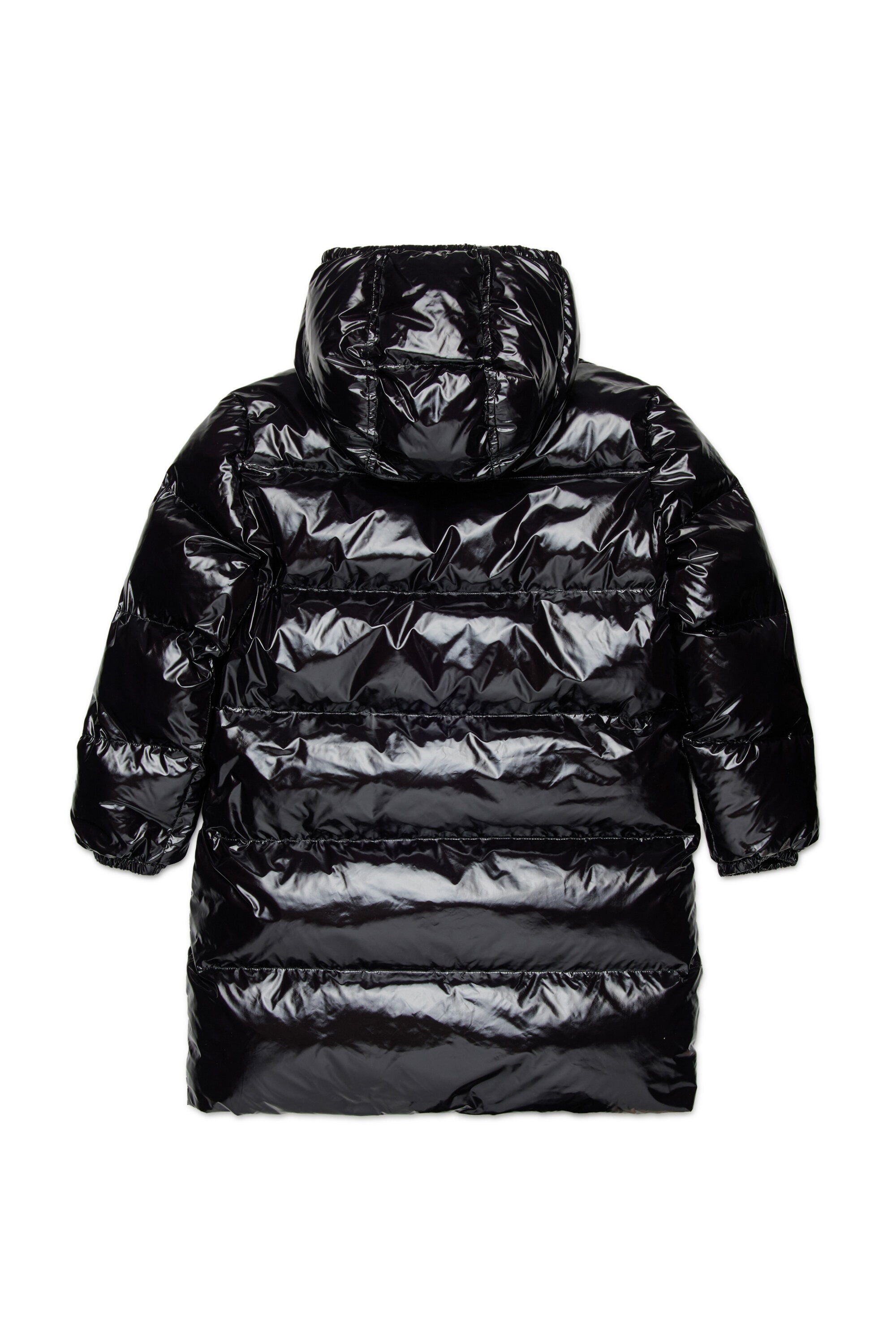 Giacca imbottita lunga con logo Maple Leaf