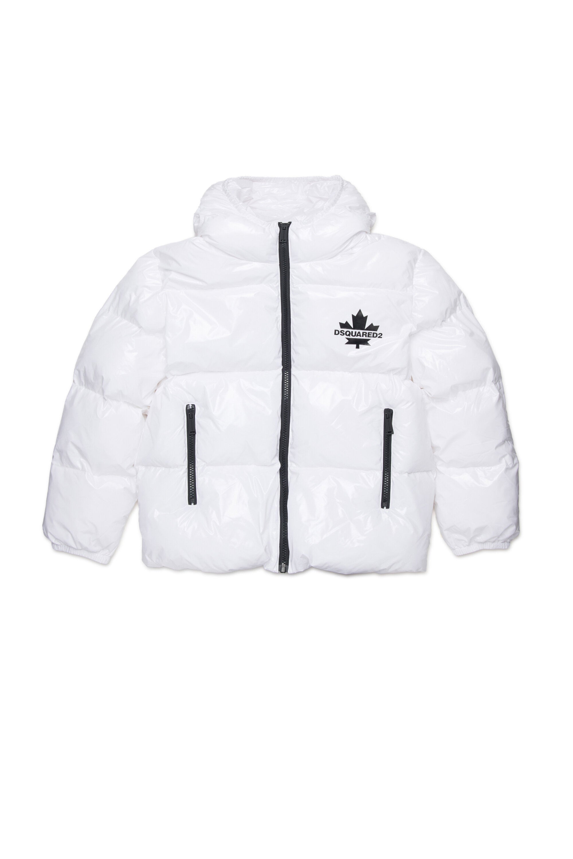 Giacca imbottita corta con logo Maple Leaf