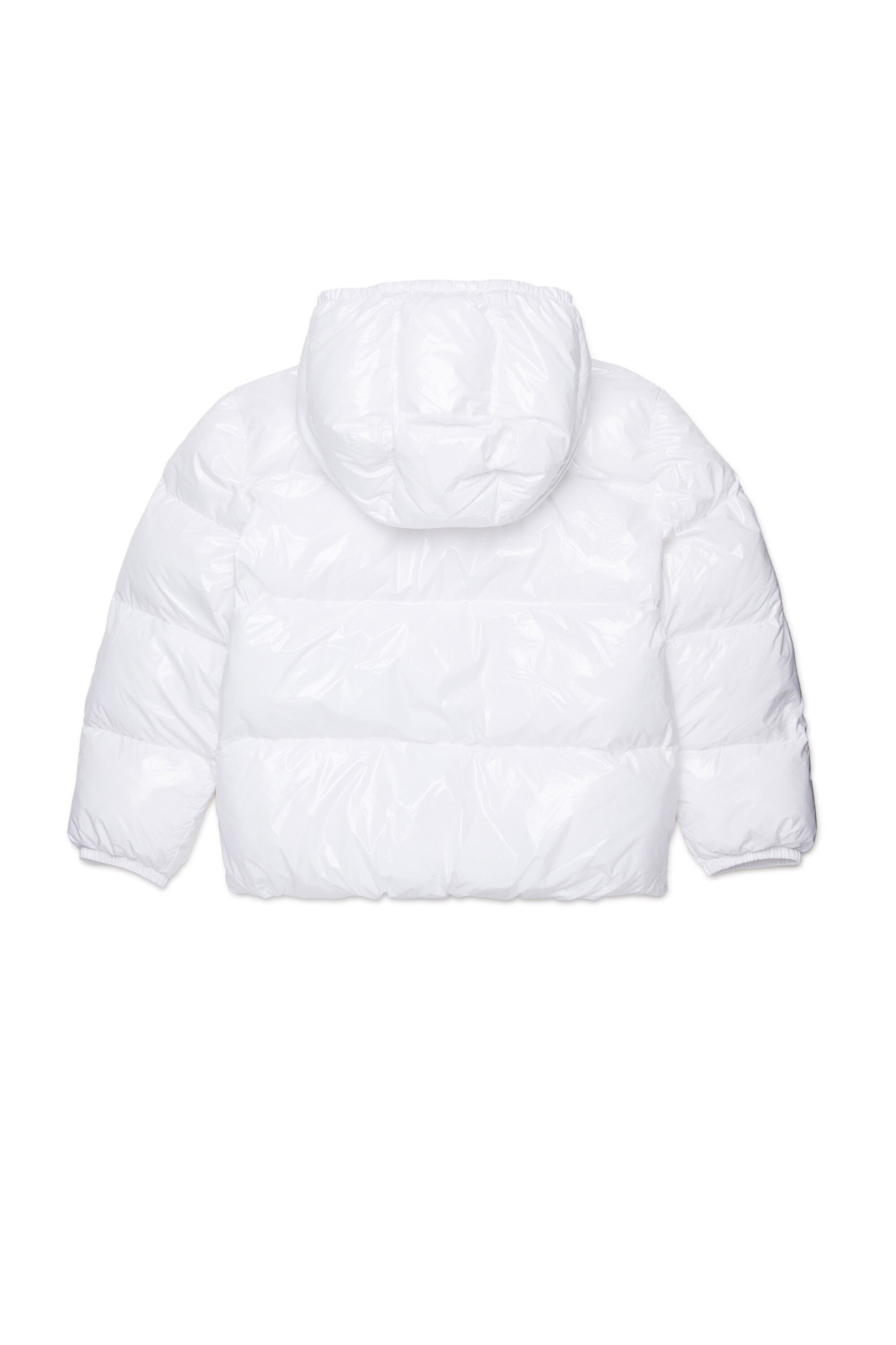 Kurze wattierte Jacke mit Maple Leaf Logo